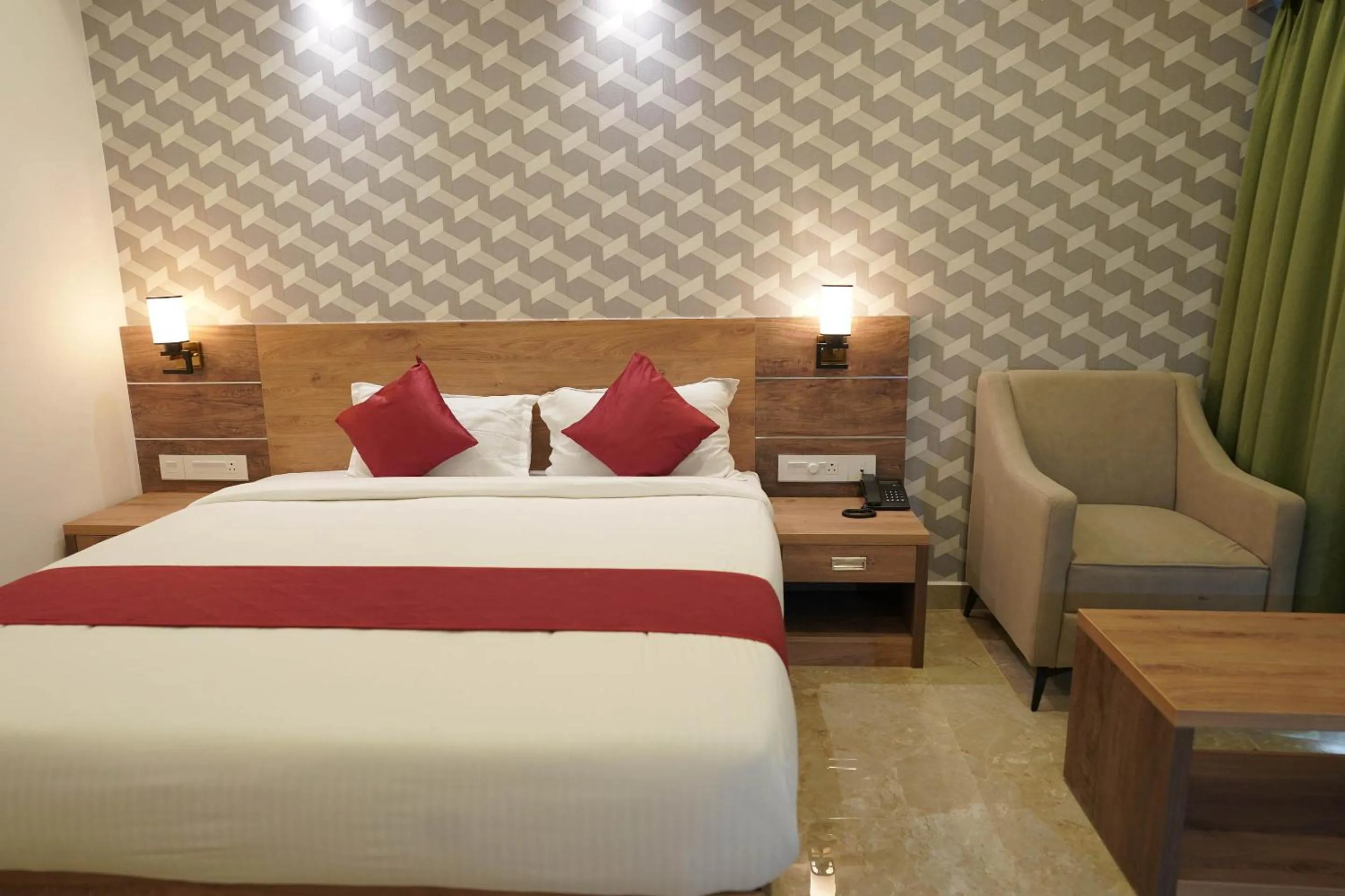 Bed in HOTEL VKJ INN Aluva