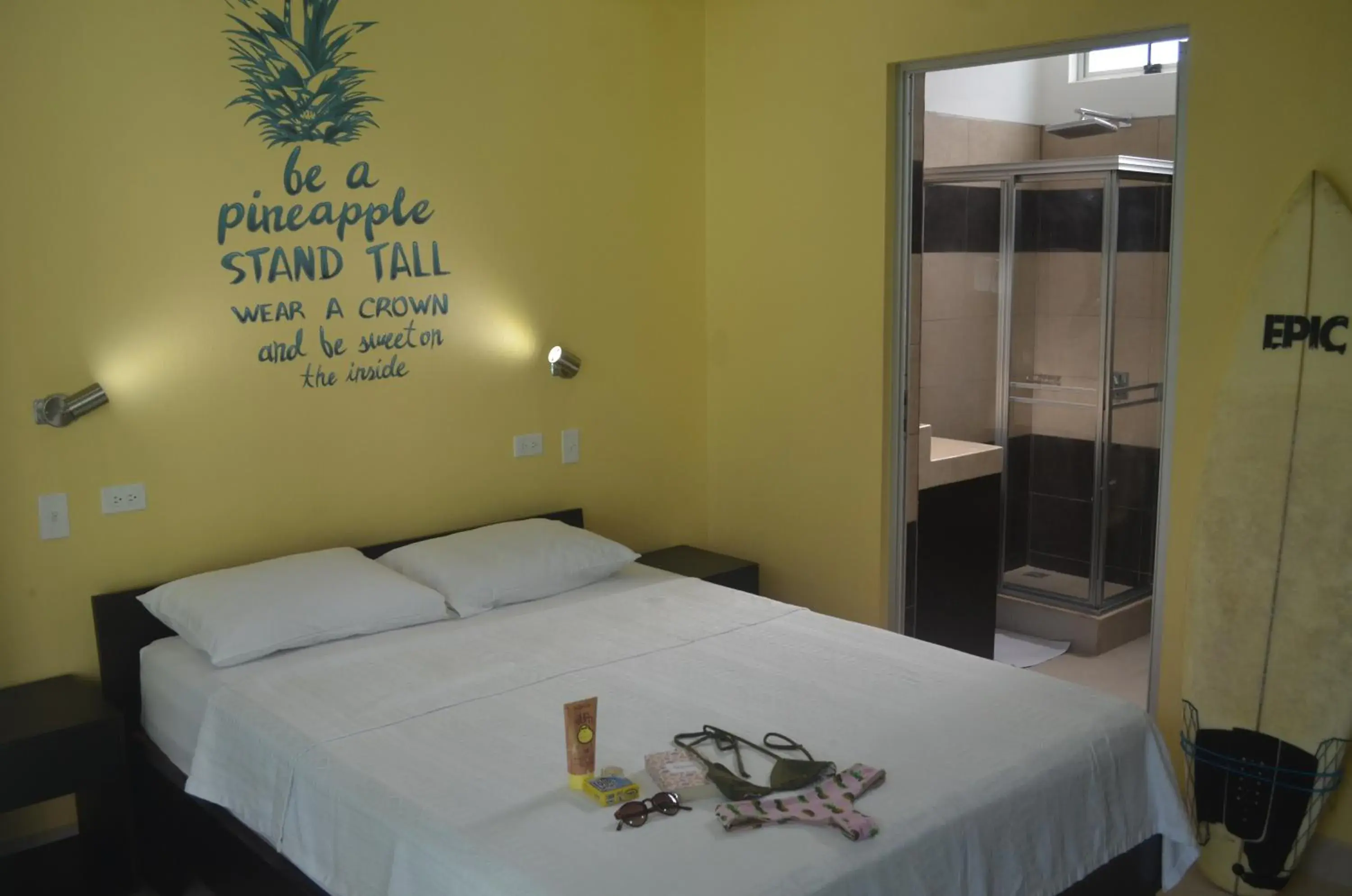 Double Room in Room2Board Hostel and Surf School Double Room in Room2Board Hostel and Surf School