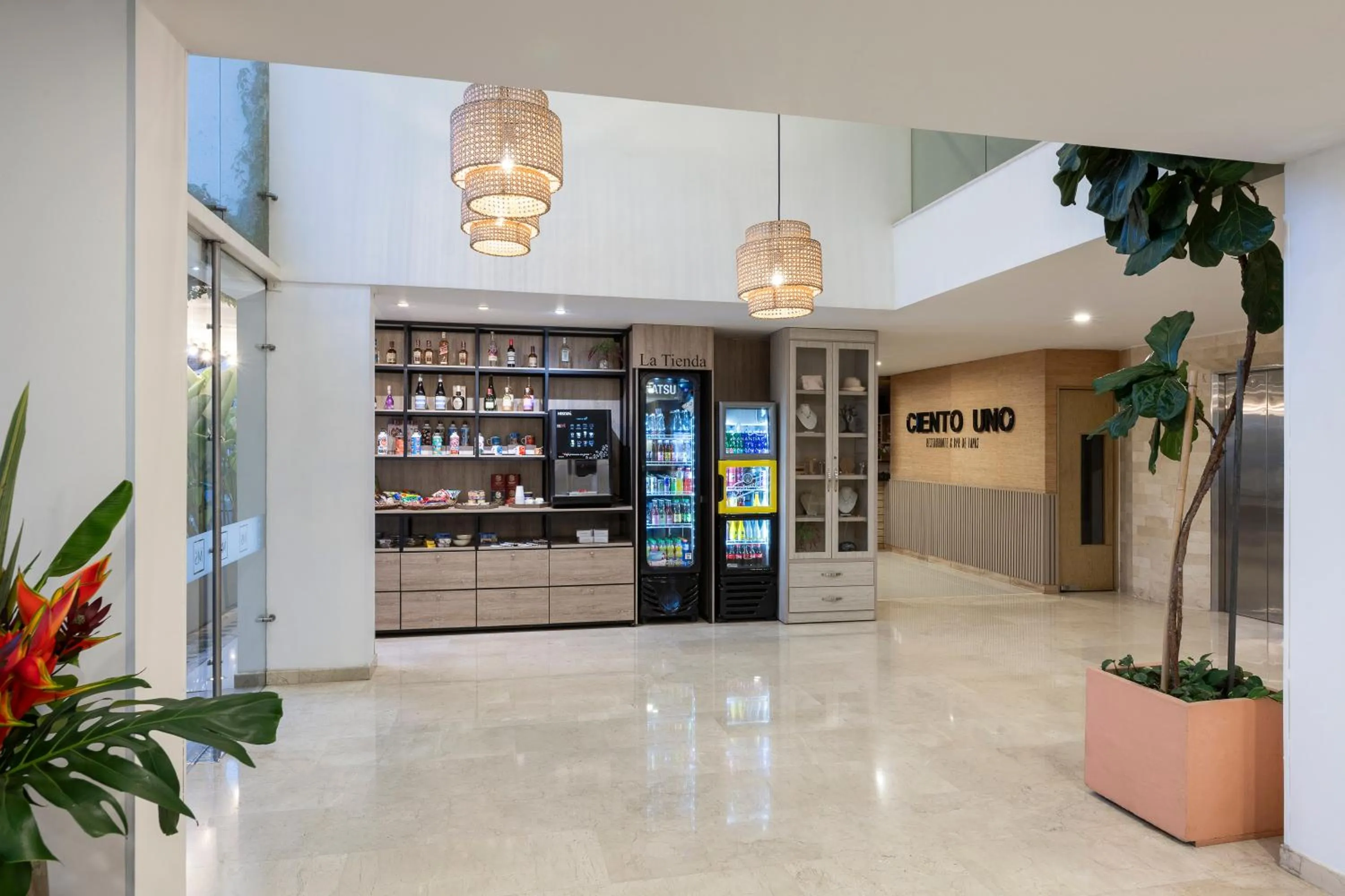 Lobby or reception in Hotel MS Ciudad Jardin