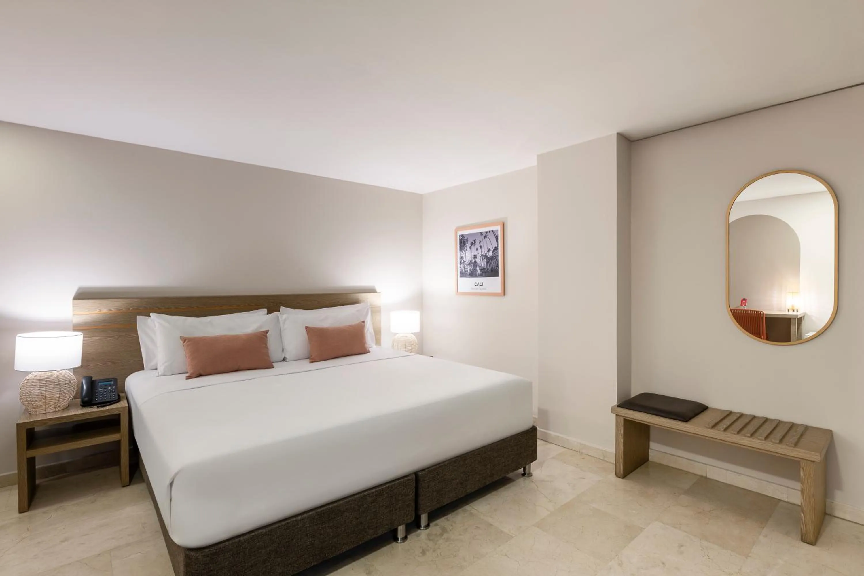 Bed in Hotel MS Ciudad Jardin