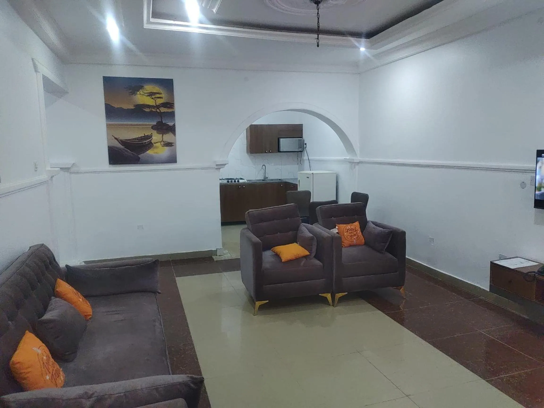 Living room in Skenyo Hotel & Apartments