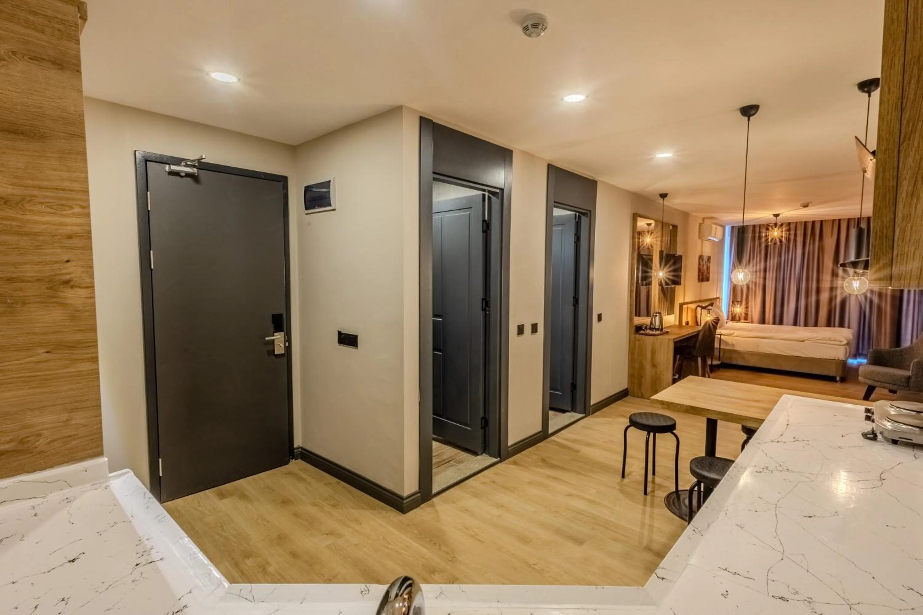 Bed in LELİKO SUITES