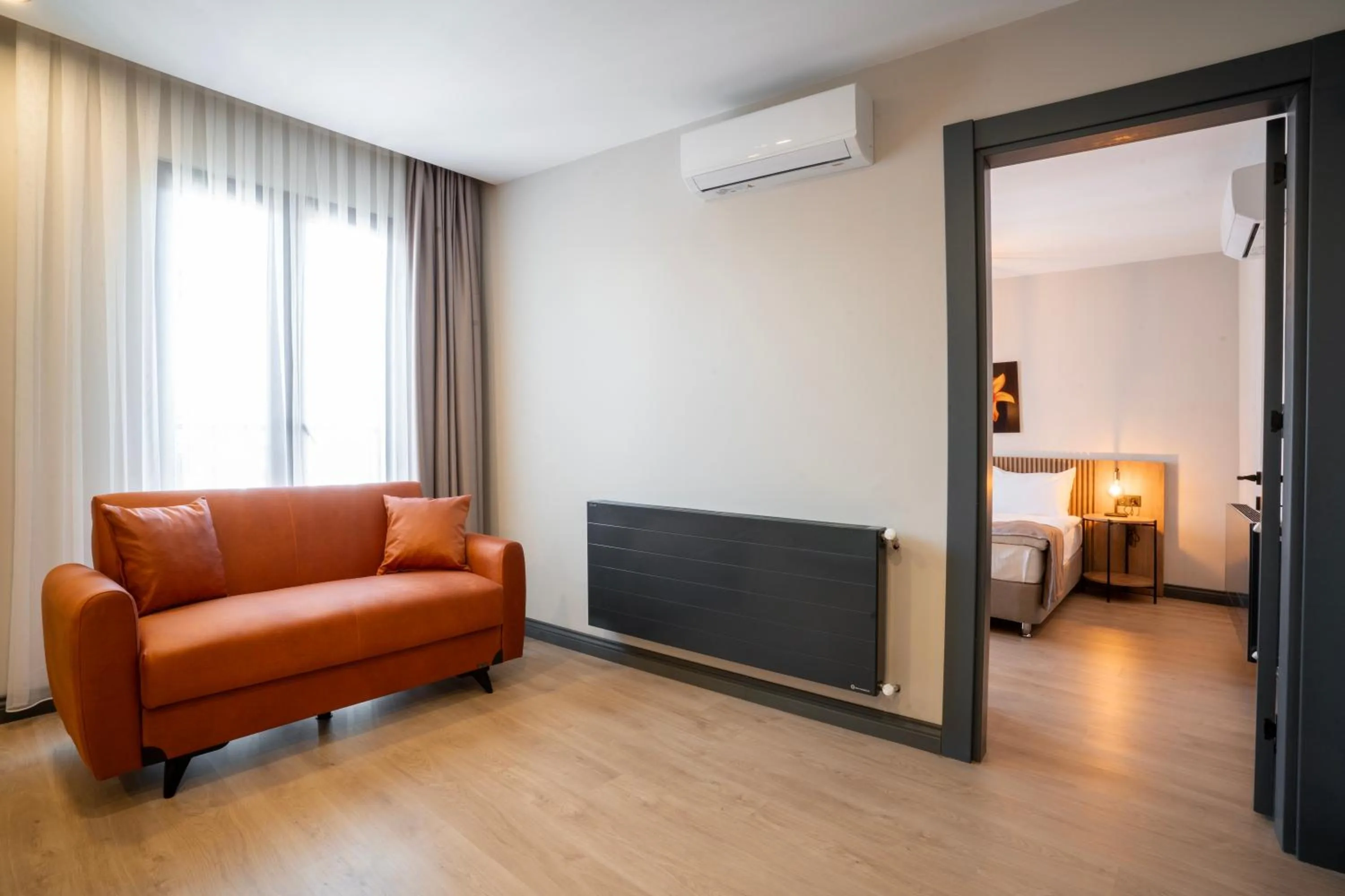 Living room in LELİKO SUITES