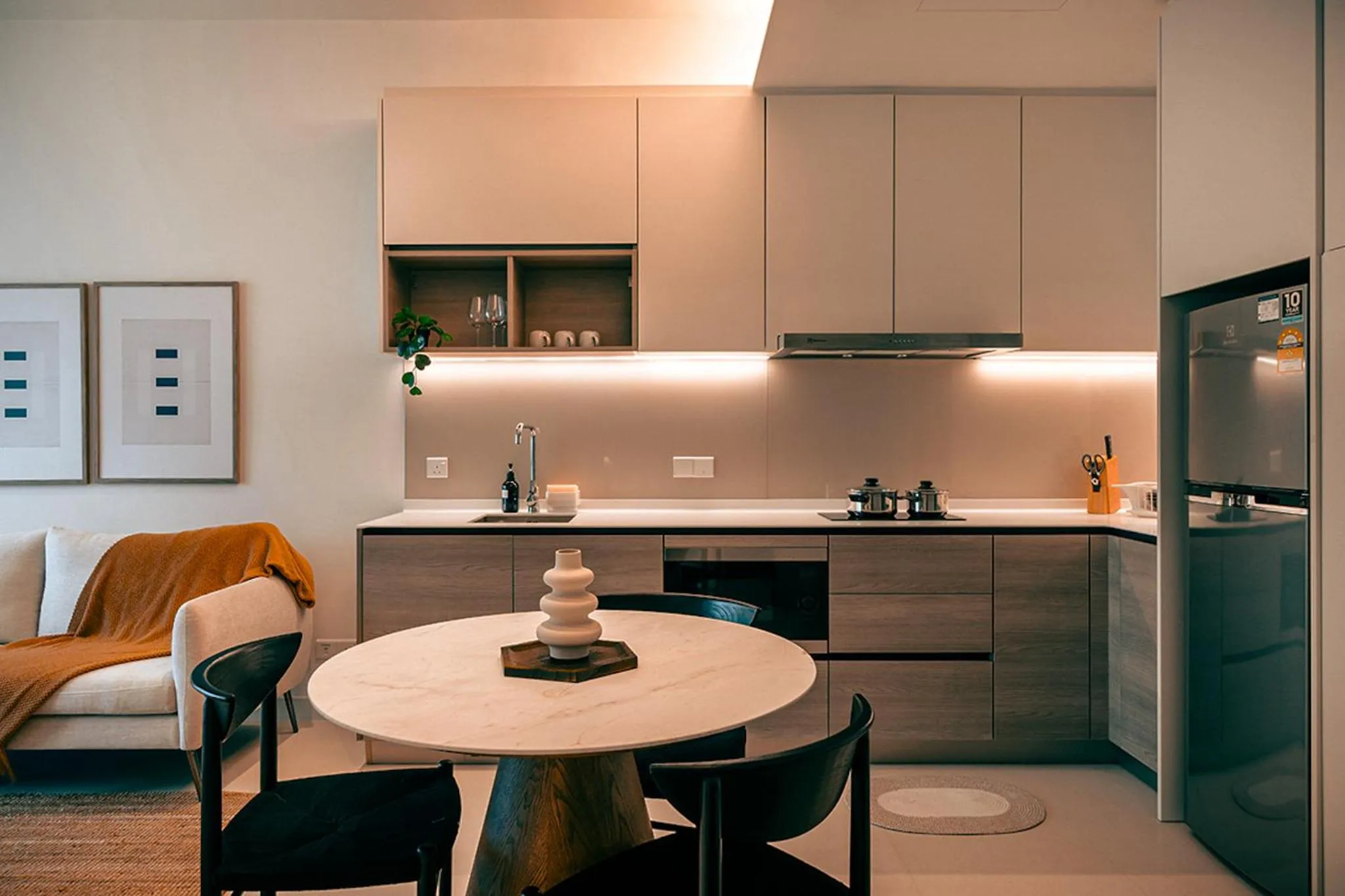 Dining area in ViiA Residence, Mid Valley KL