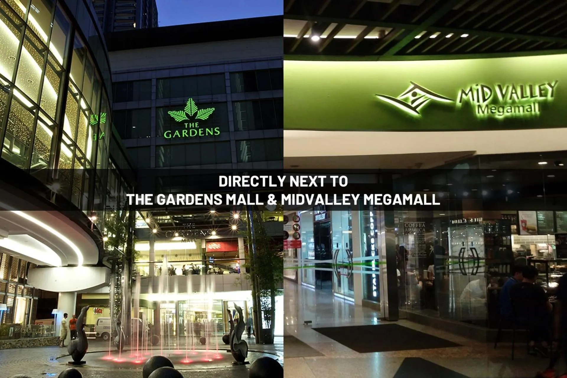 Shopping Area in ViiA Residence, Mid Valley KL