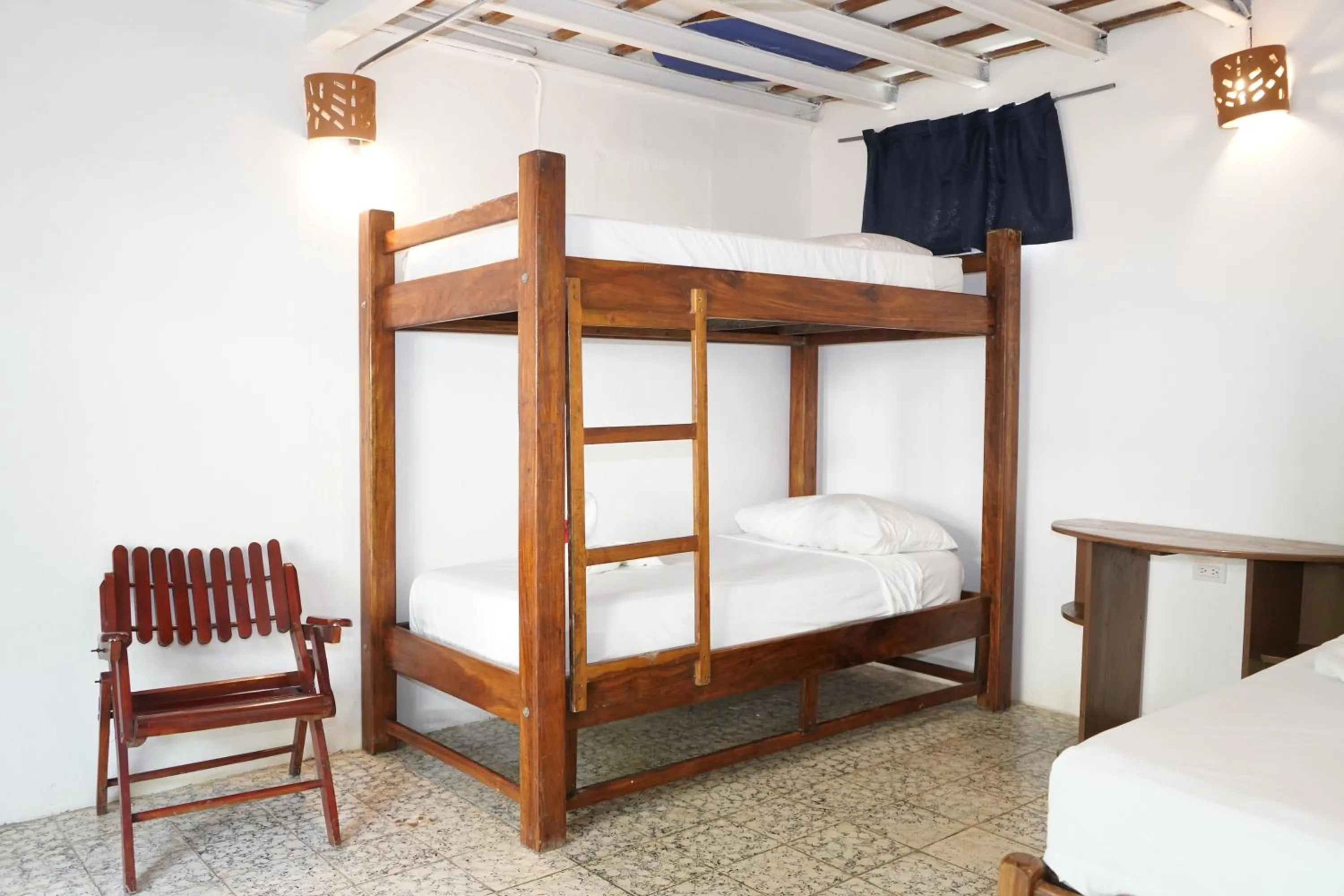 Bed in El Pacifico Hotel