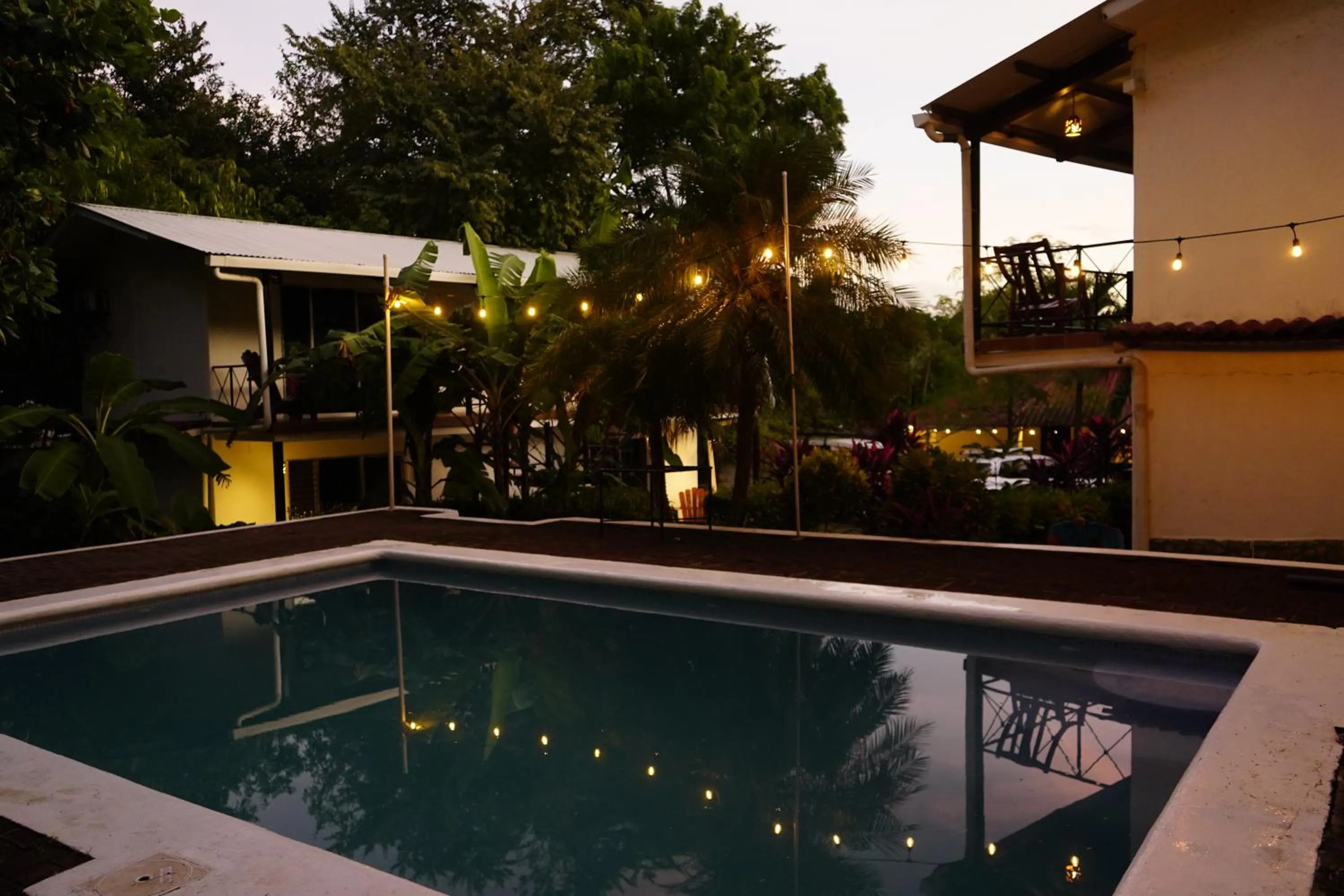 Garden in El Pacifico Hotel