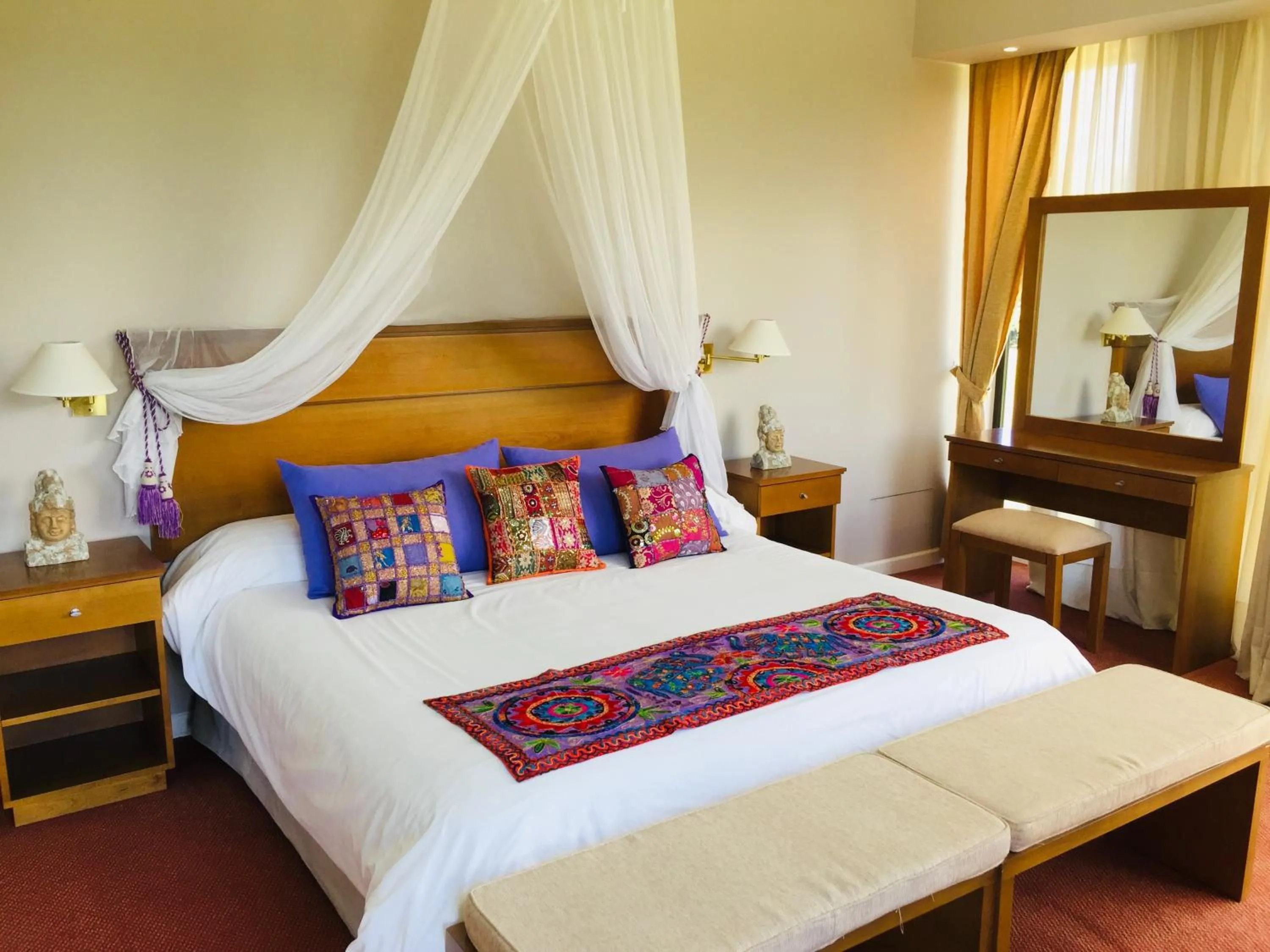 Bed in San Miguel Plaza Hotel All Inclusive