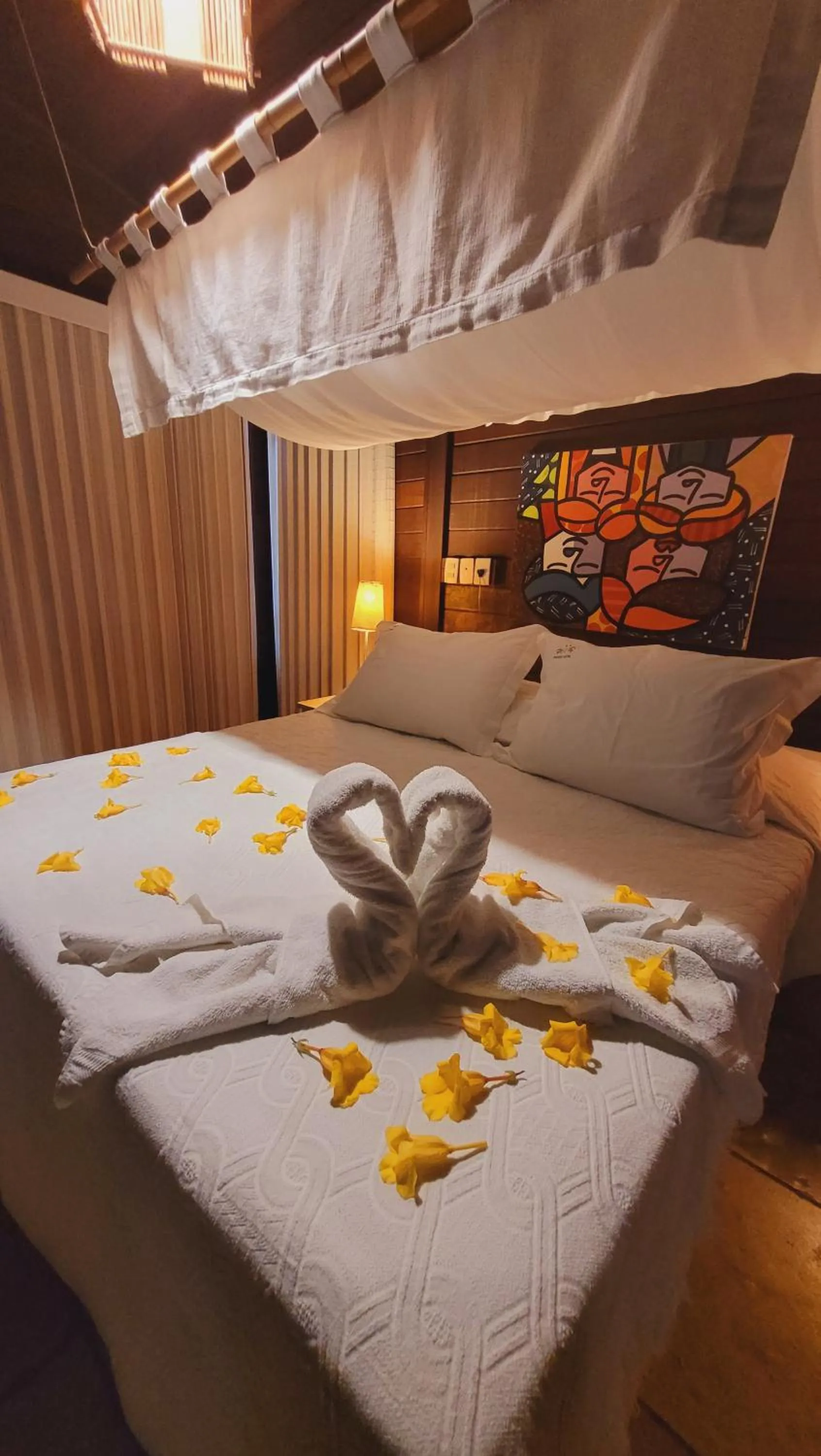 Bed in Siri Paraiso Hotel