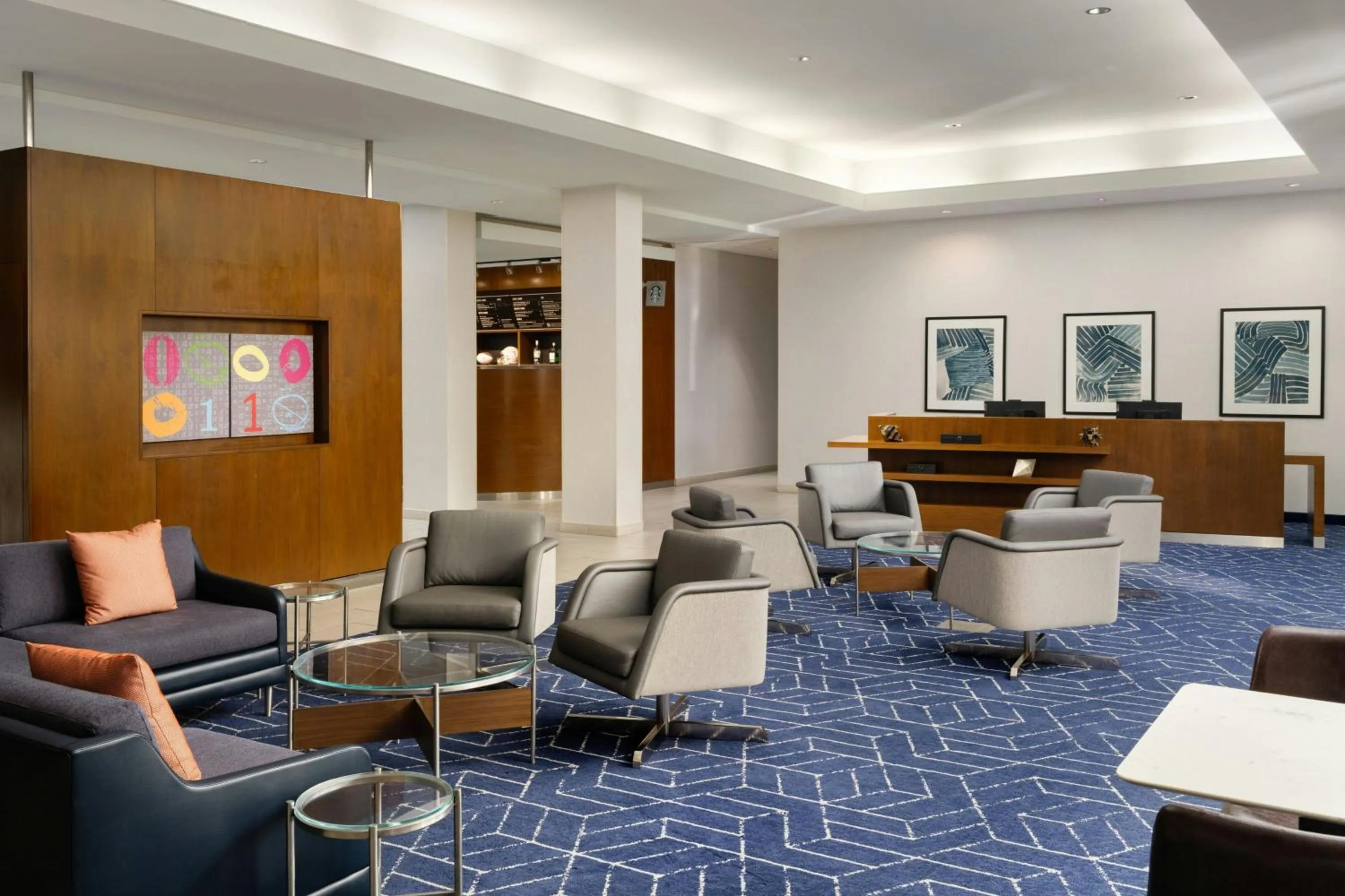 Lobby or reception in Courtyard by Marriott Sunnyvale Silicon Valley