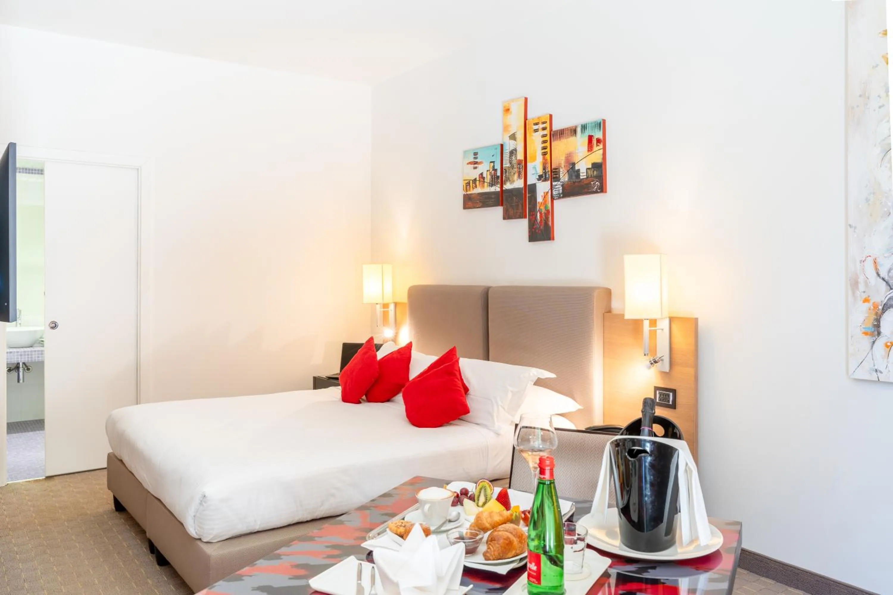 Bed in Ariha Hotel Cosenza