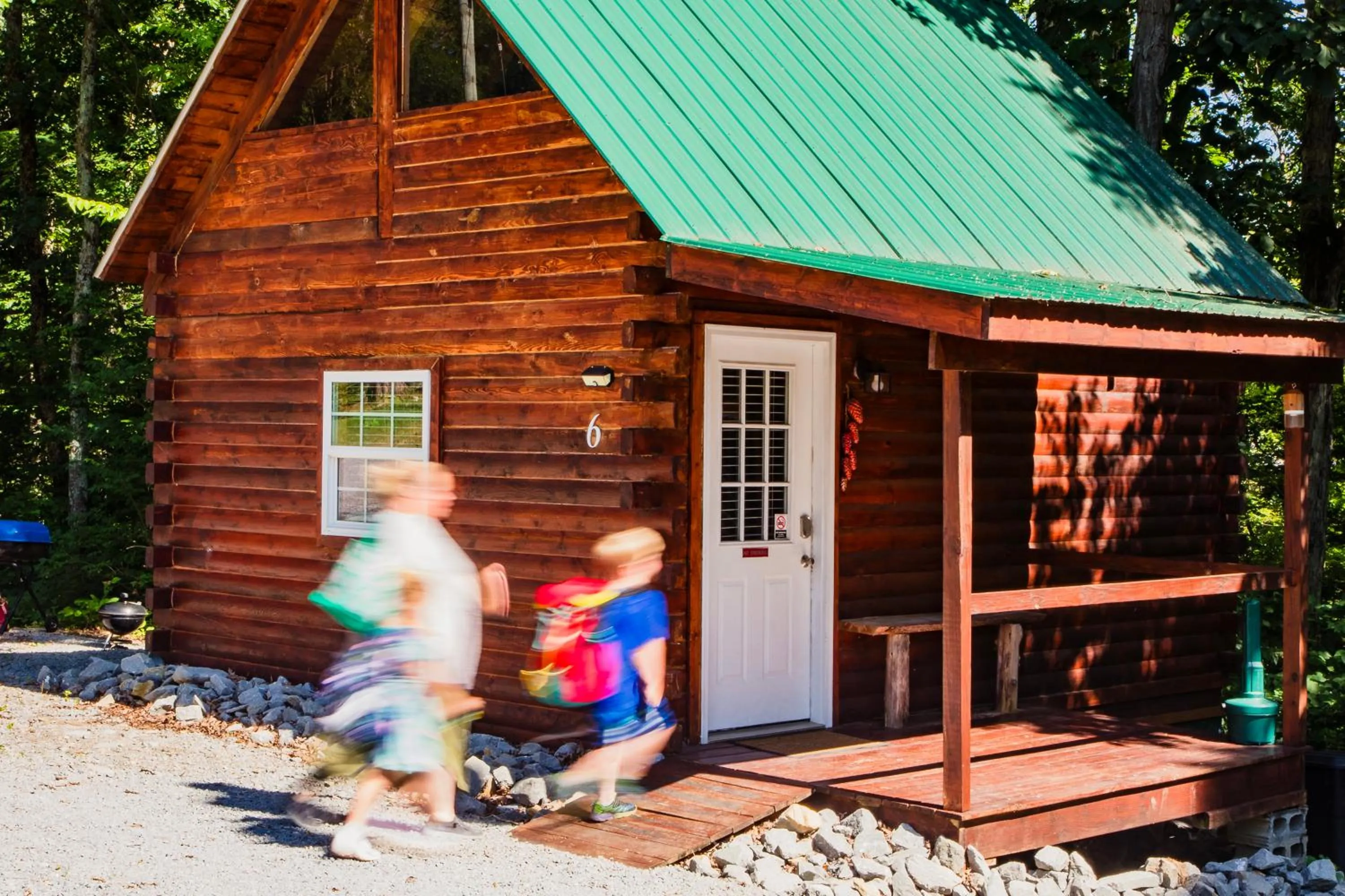 Property building in Kozy Haven Log Cabin Rentals