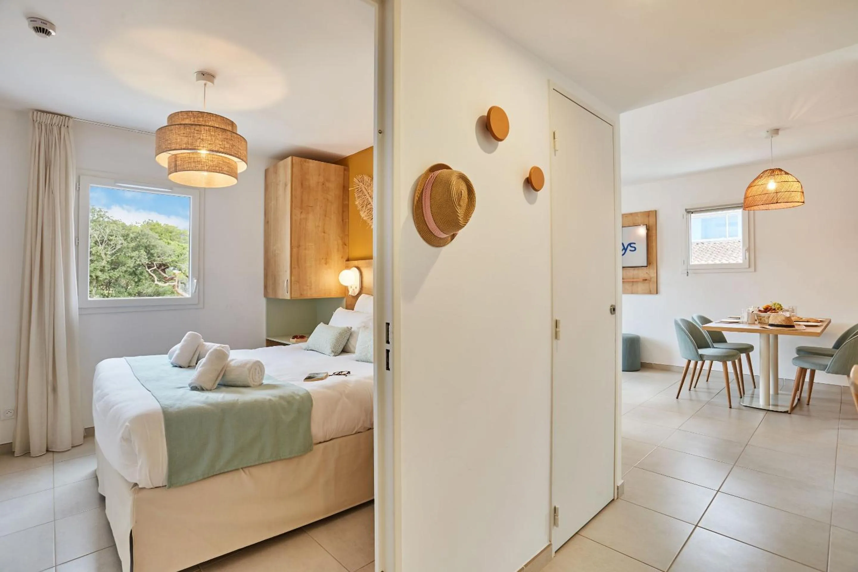 Bedroom, Bed in Résidence Odalys Riviera