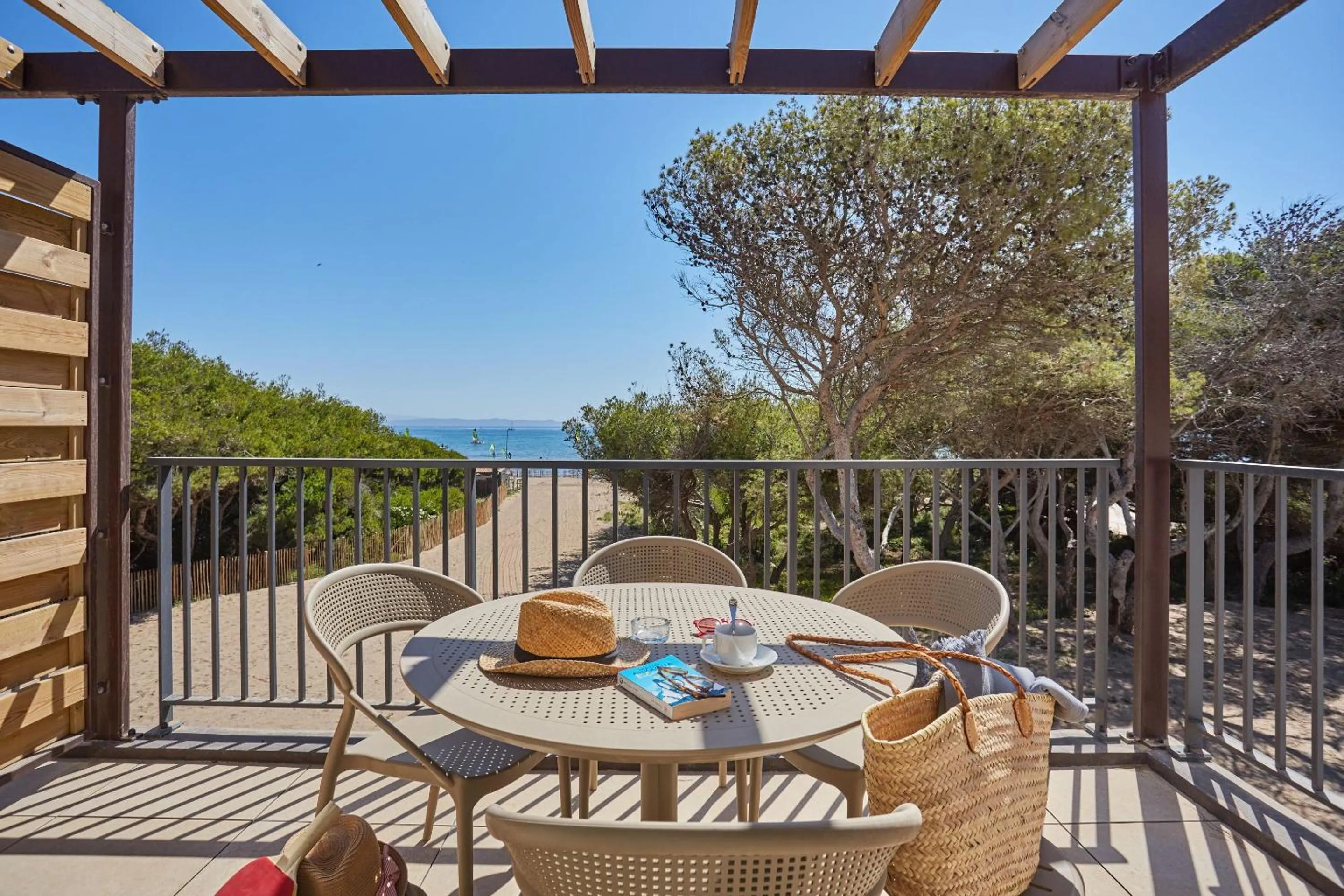 Balcony/Terrace in Résidence Odalys Riviera