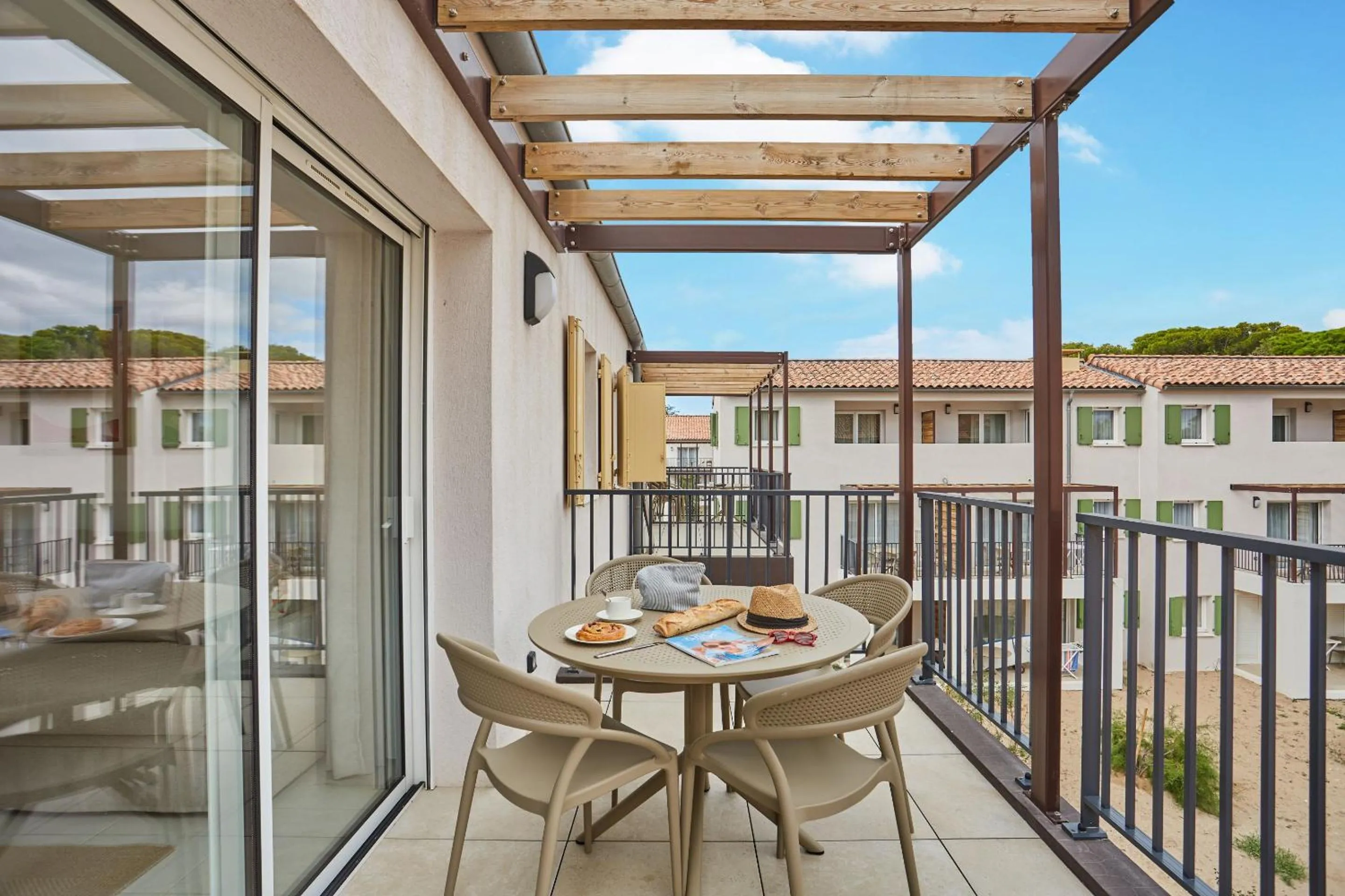 Balcony/Terrace in Résidence Odalys Riviera
