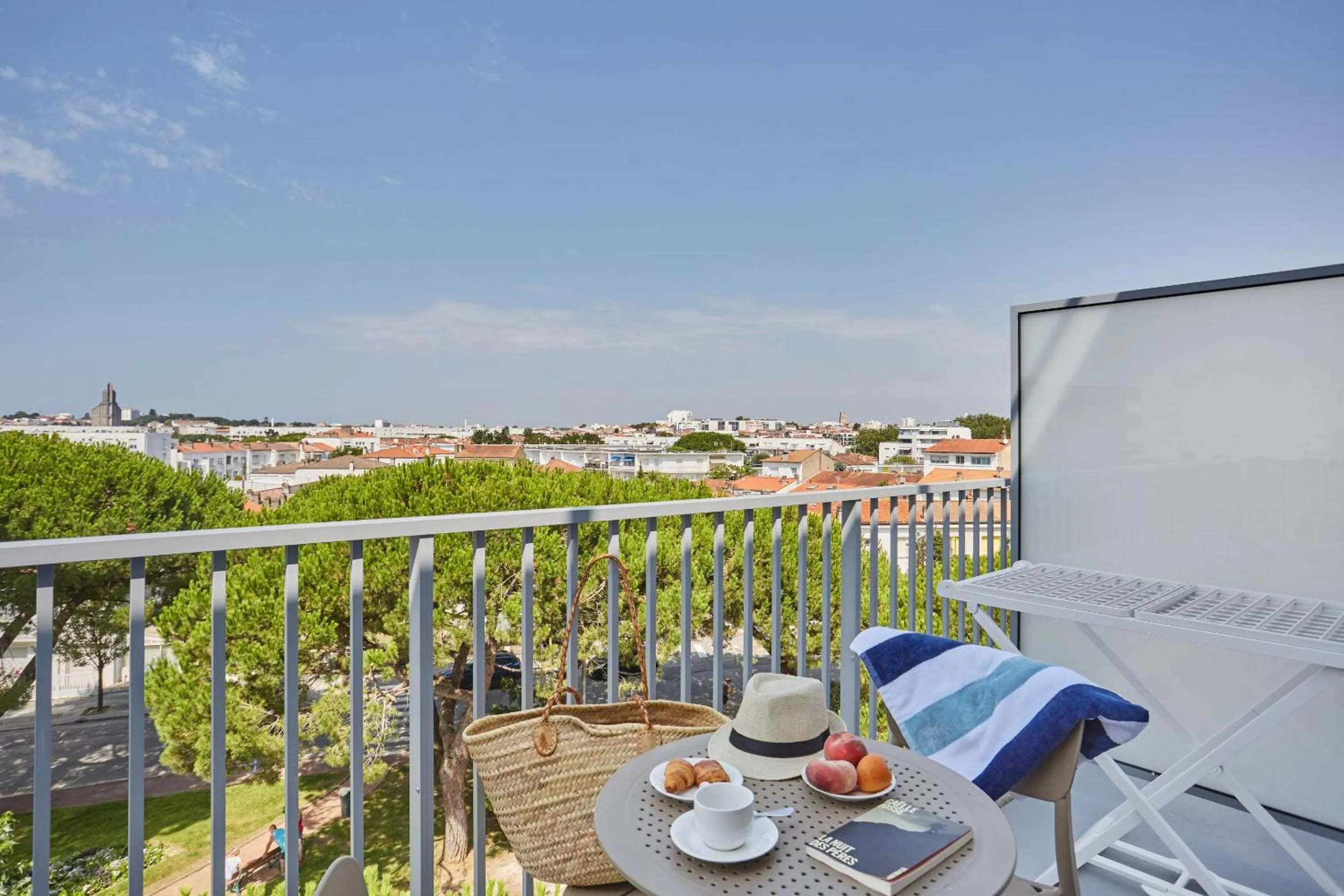 Balcony/Terrace in Résidence Odalys L'Orée du Parc