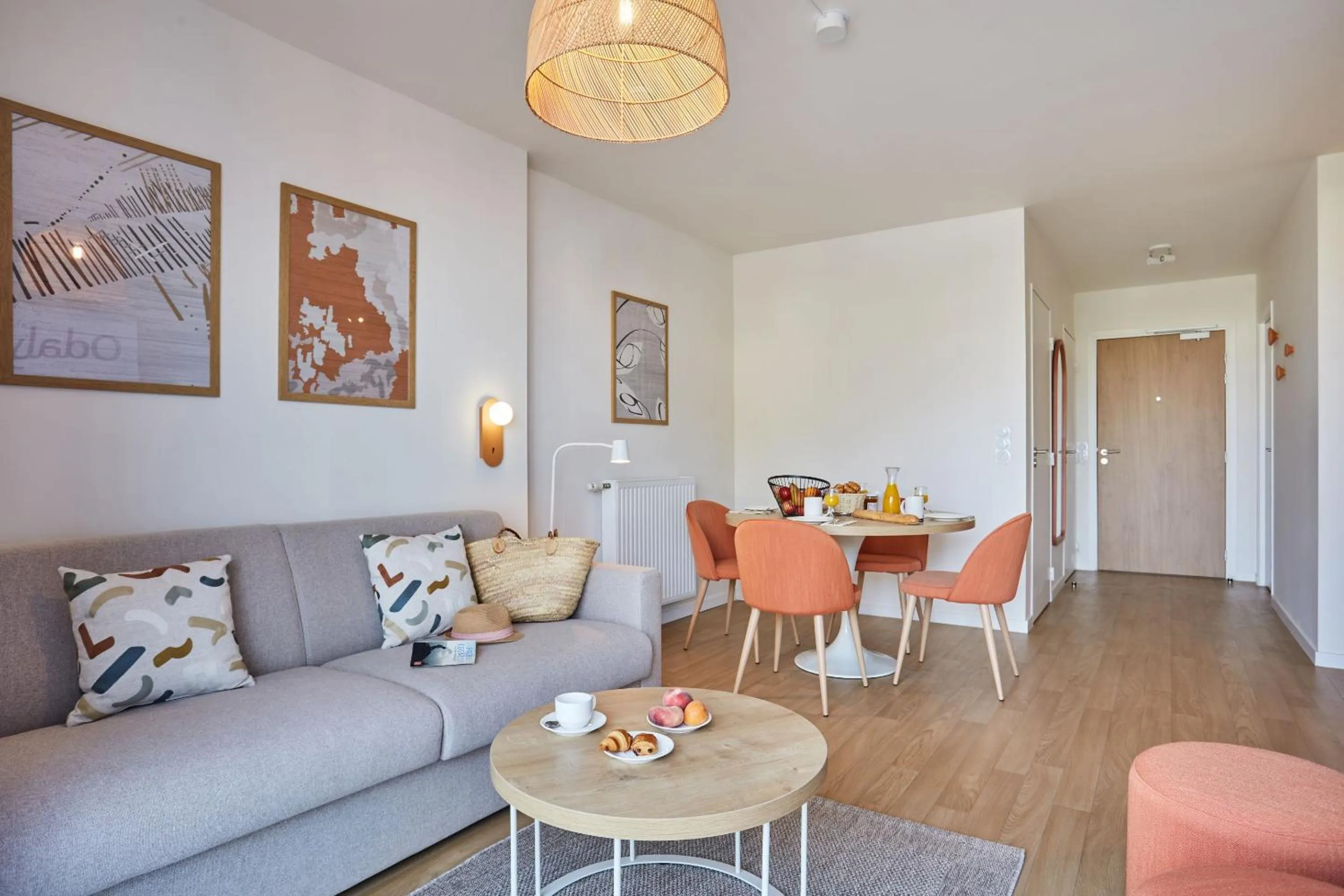 Seating area in Résidence Odalys L'Orée du Parc