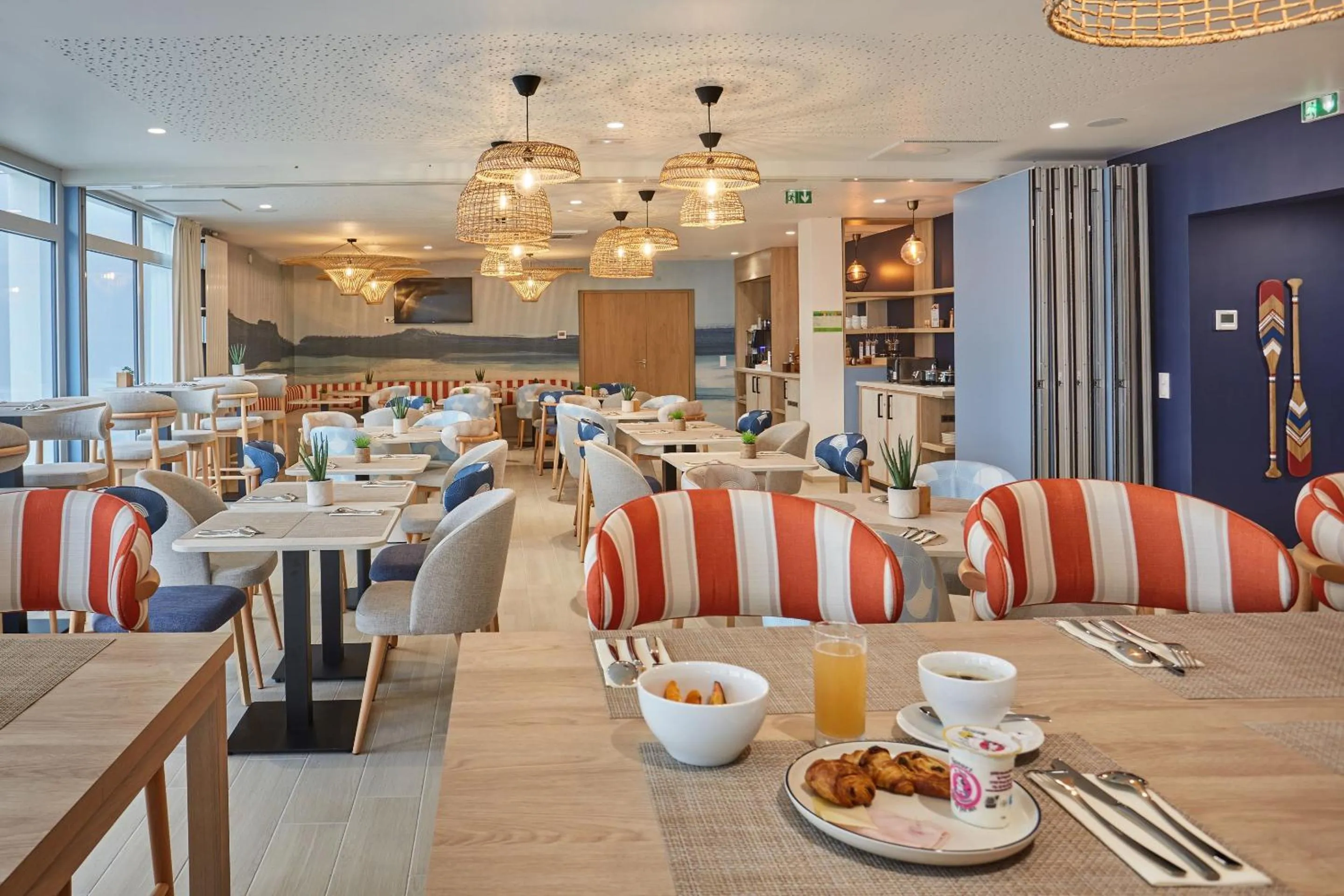 Buffet breakfast in Résidence Odalys L'Orée du Parc