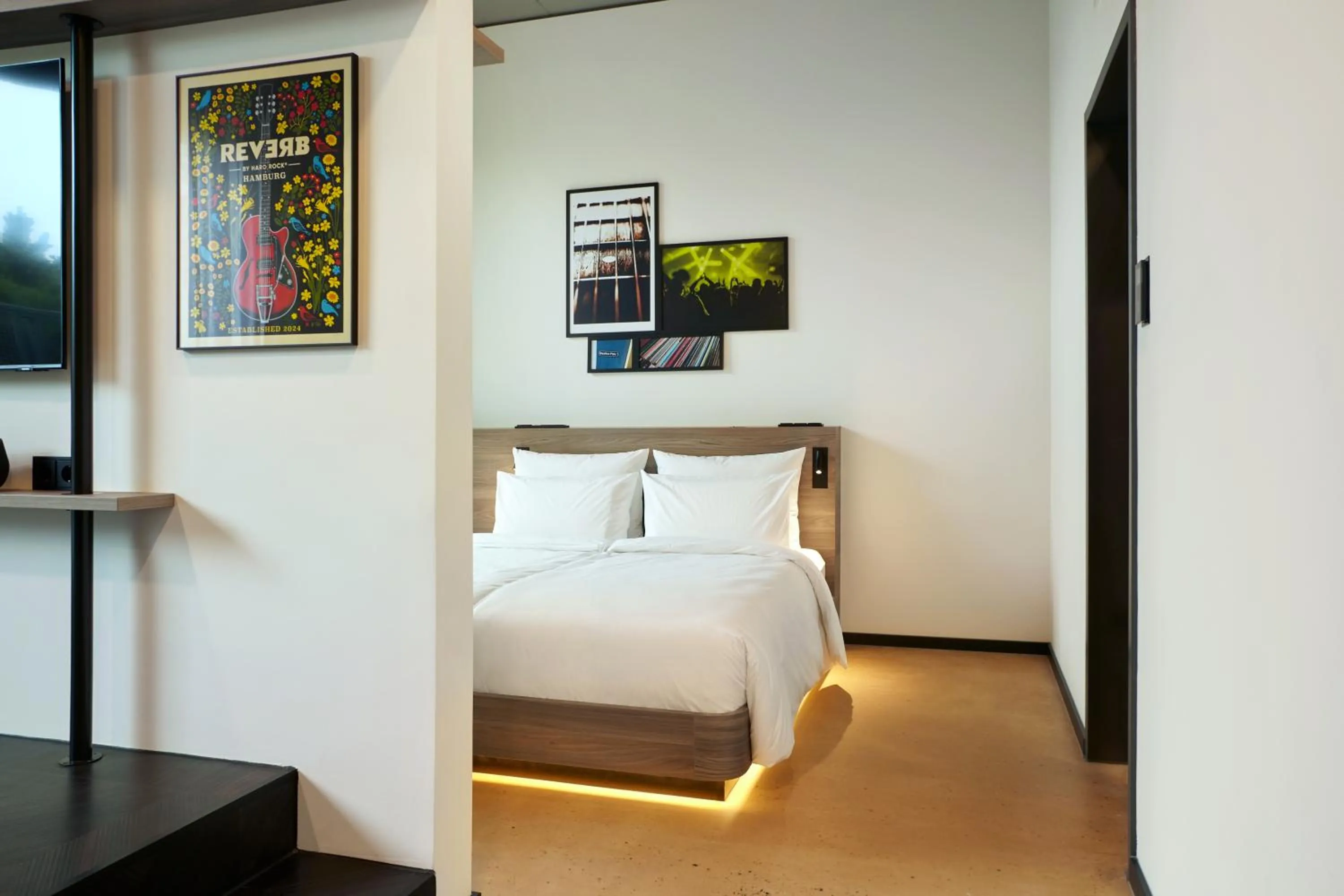 Photo of the whole room, Bed in REVERB by Hard Rock Hamburg