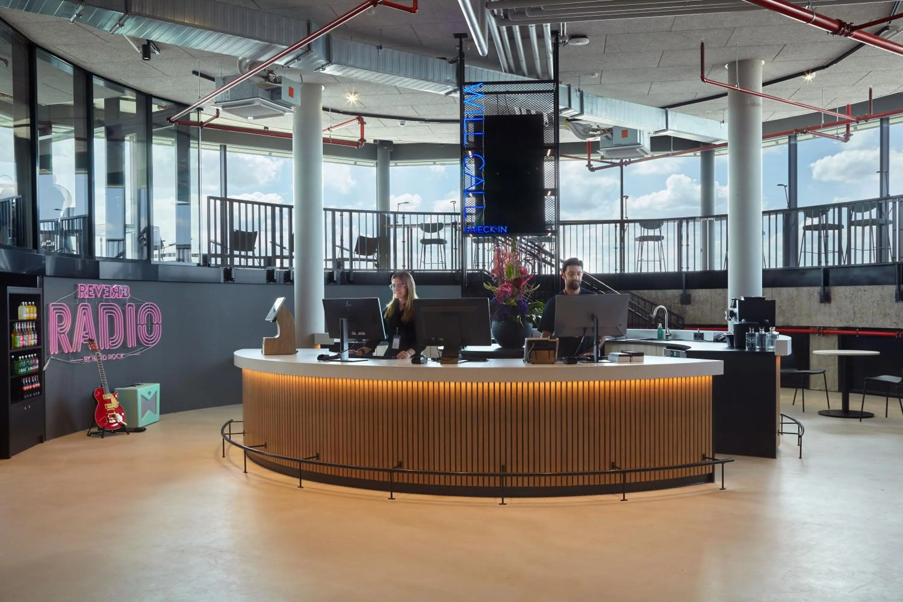 Lobby or reception in REVERB by Hard Rock Hamburg
