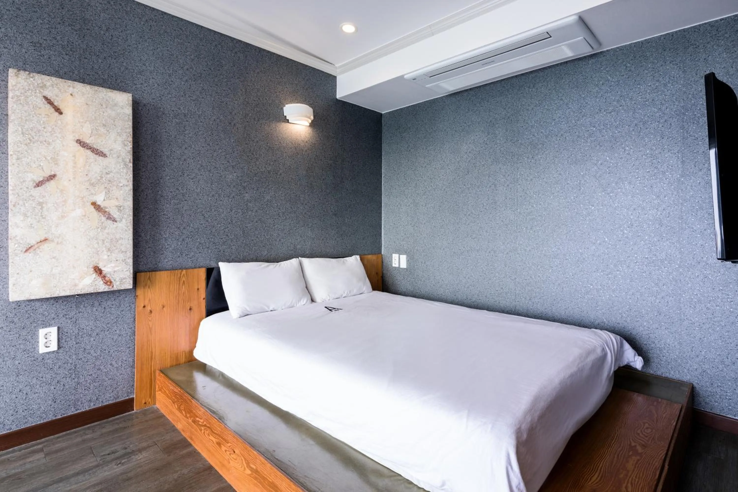 Bed in Aqua Beautique Poolvilla