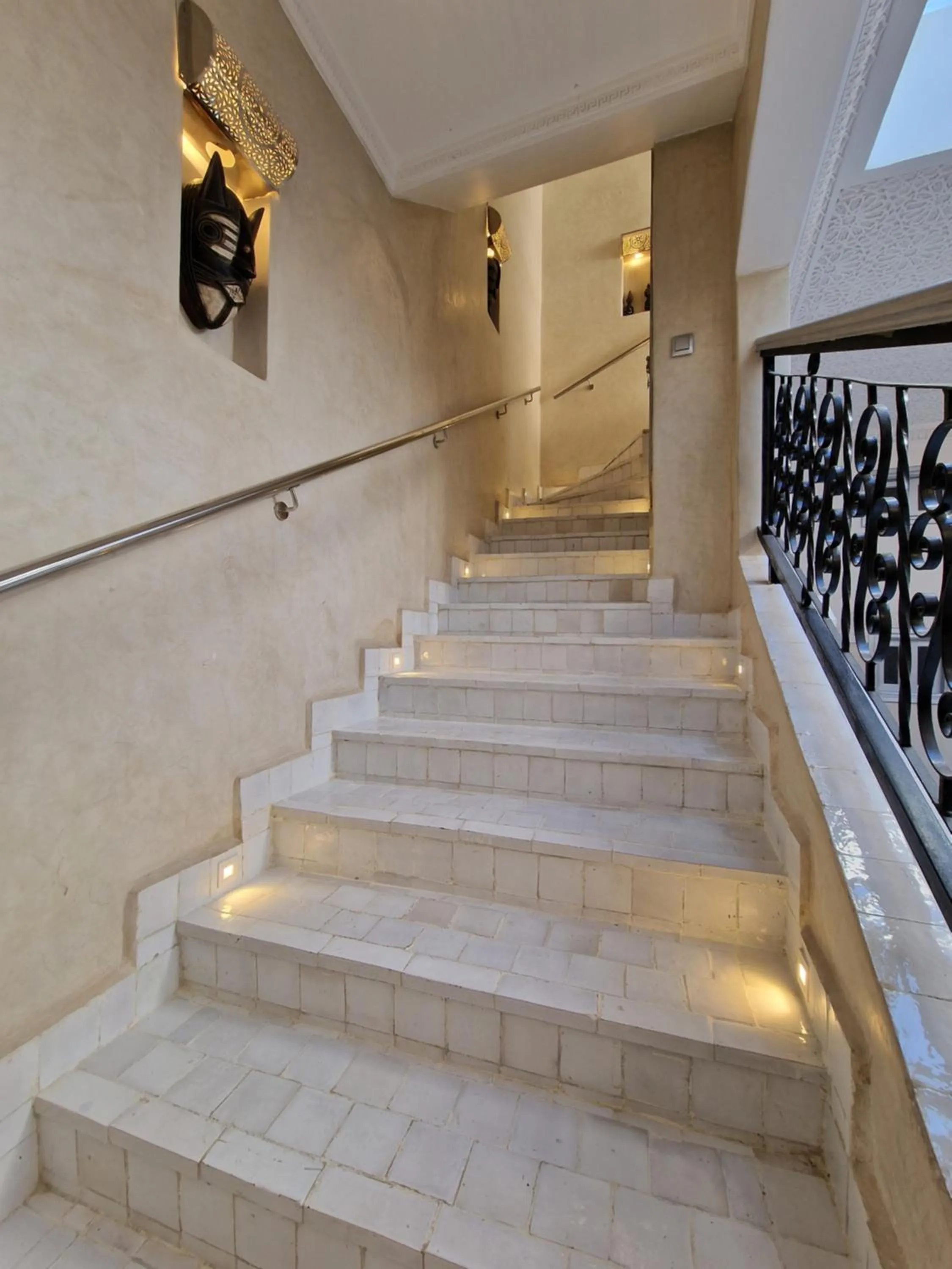 Decorative detail in Riad Explore - Marrakech Medina Boutique Guest House