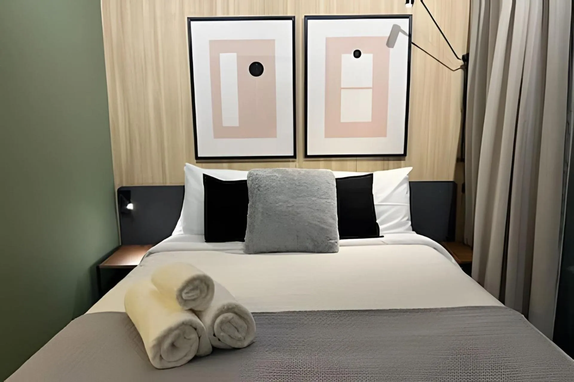 Bed in Apartamentos em frente ao Allianz Parque