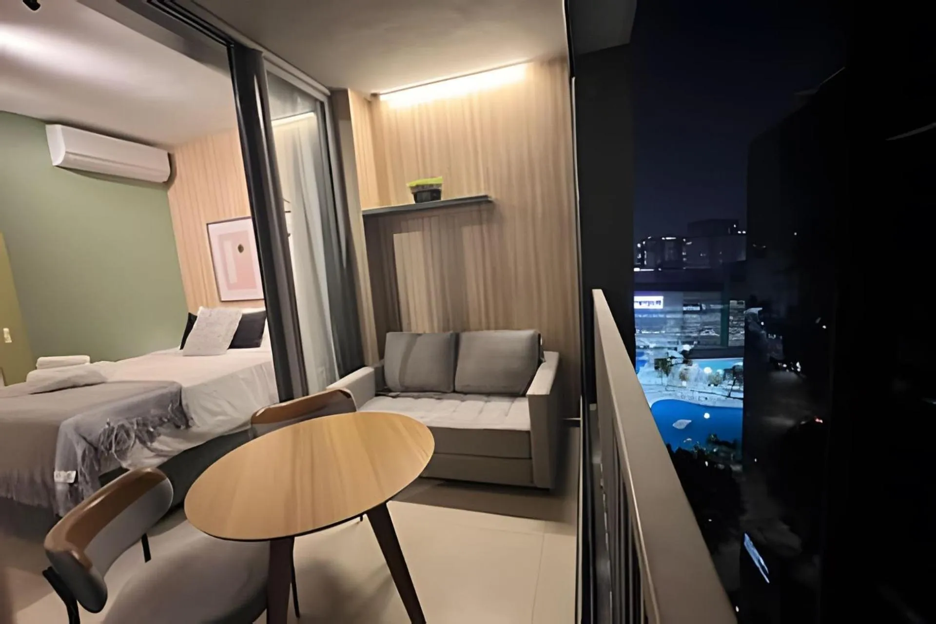 Bed in Apartamentos em frente ao Allianz Parque