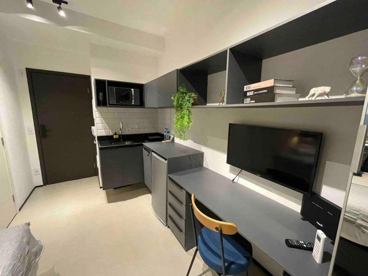 Kitchen or kitchenette in Apartamentos em frente ao Allianz Parque