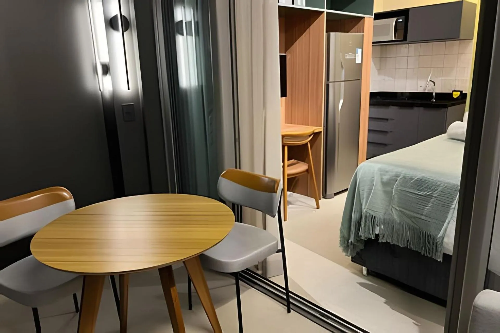 Bed in Apartamentos em frente ao Allianz Parque