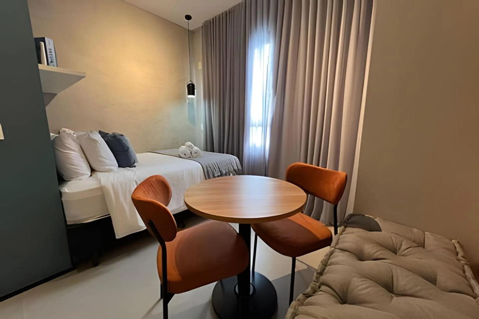 Bed in Apartamentos em frente ao Allianz Parque