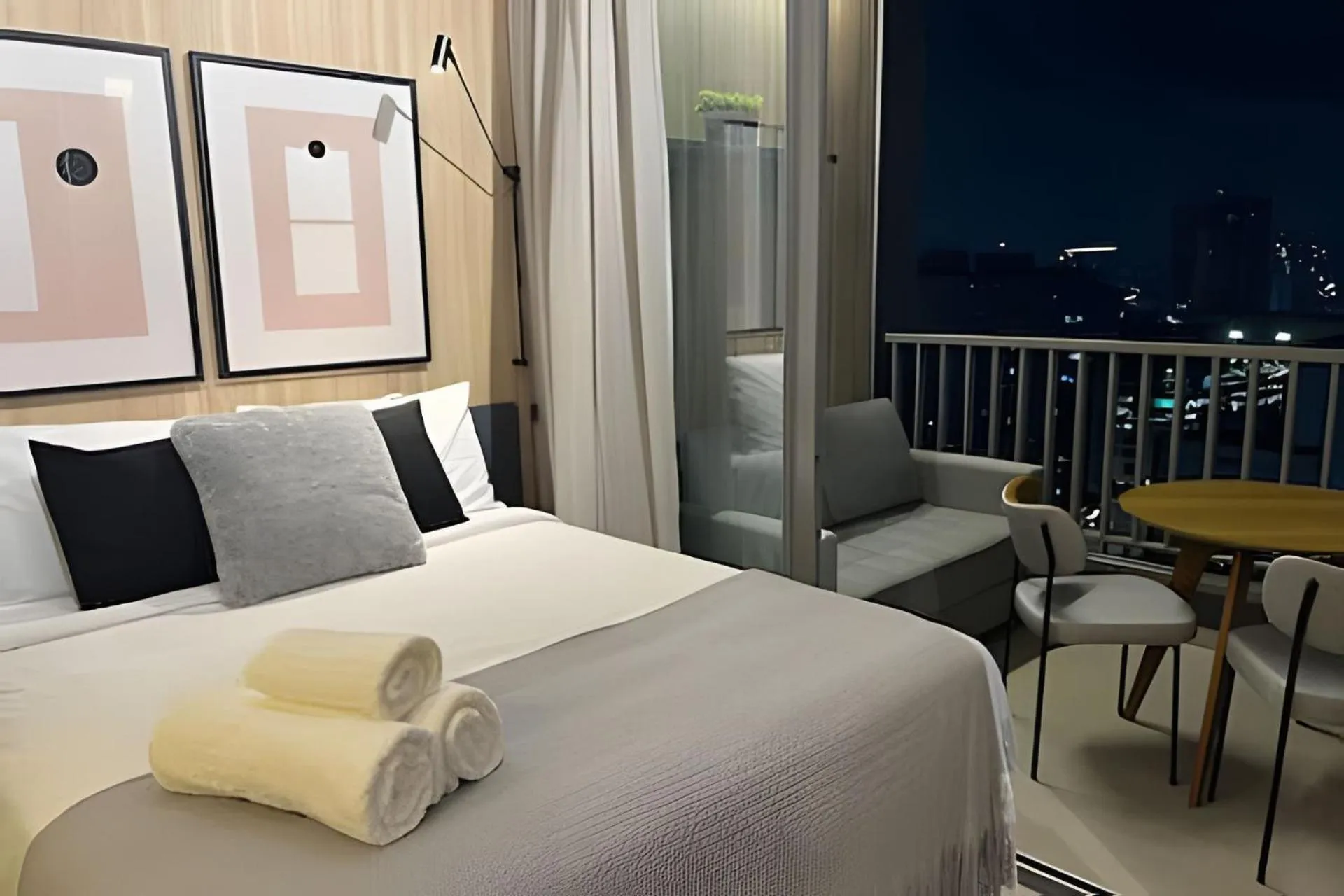 Bed in Apartamentos em frente ao Allianz Parque