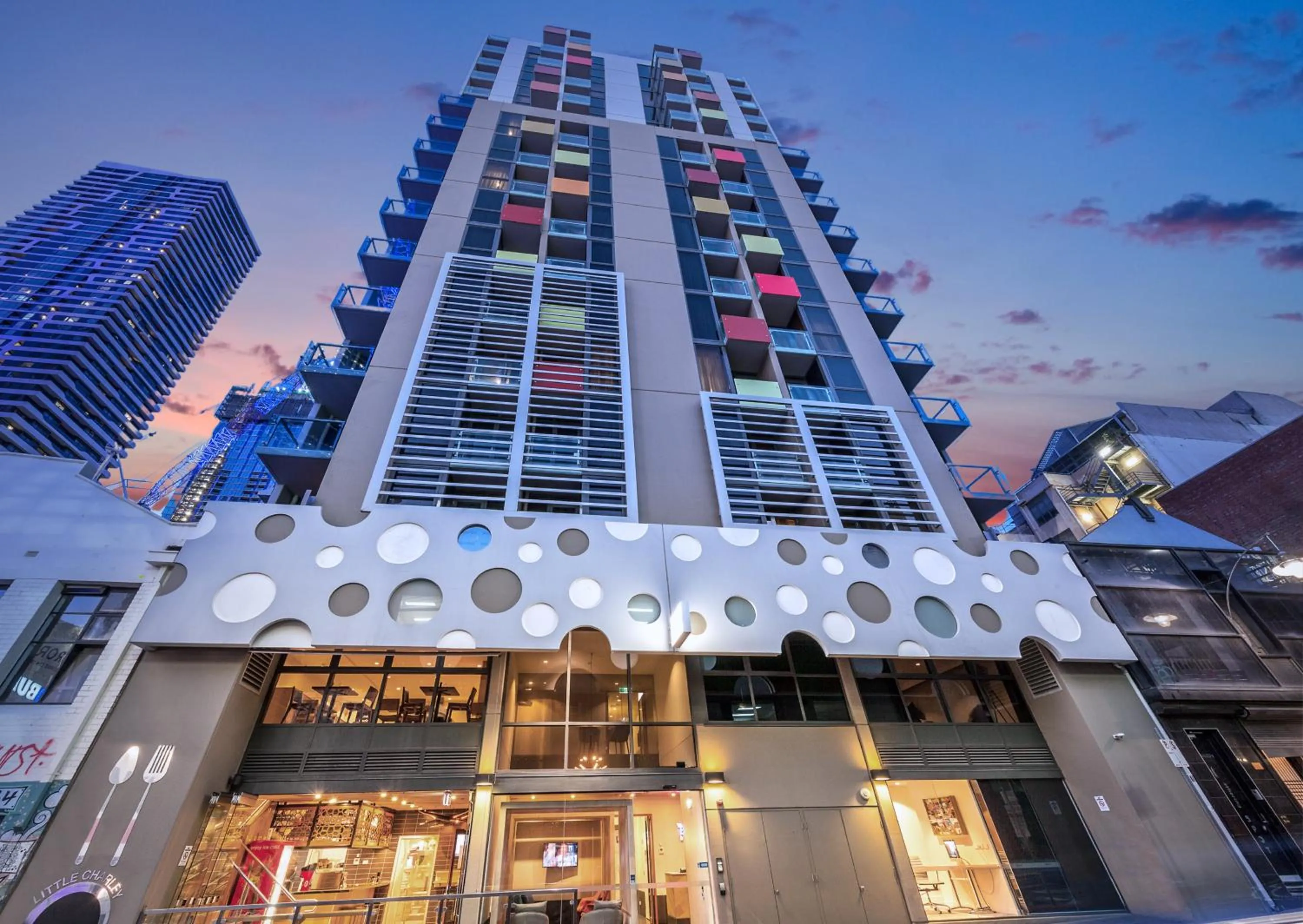 Property building in Brady Hotels Central Melbourne
