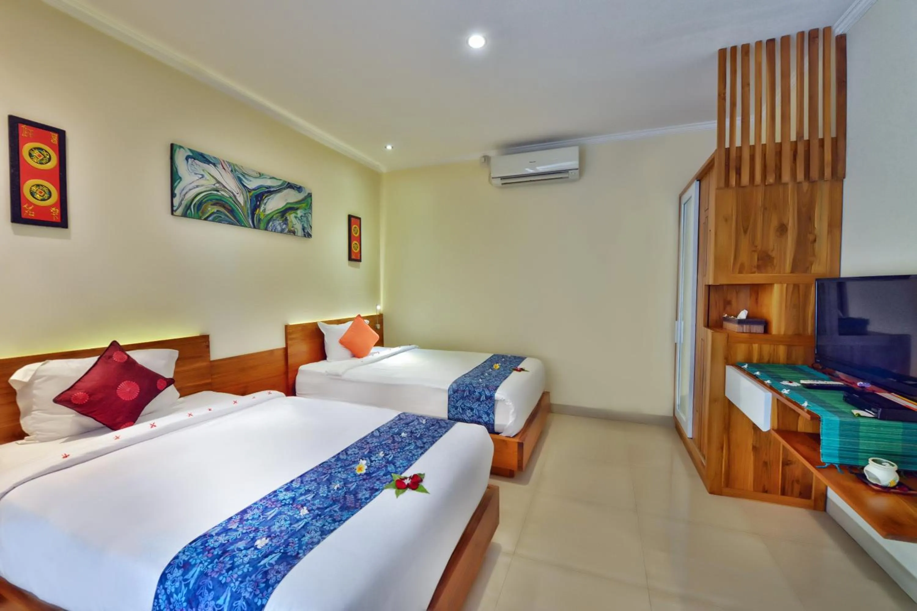 Bed in Bali Corail Villas