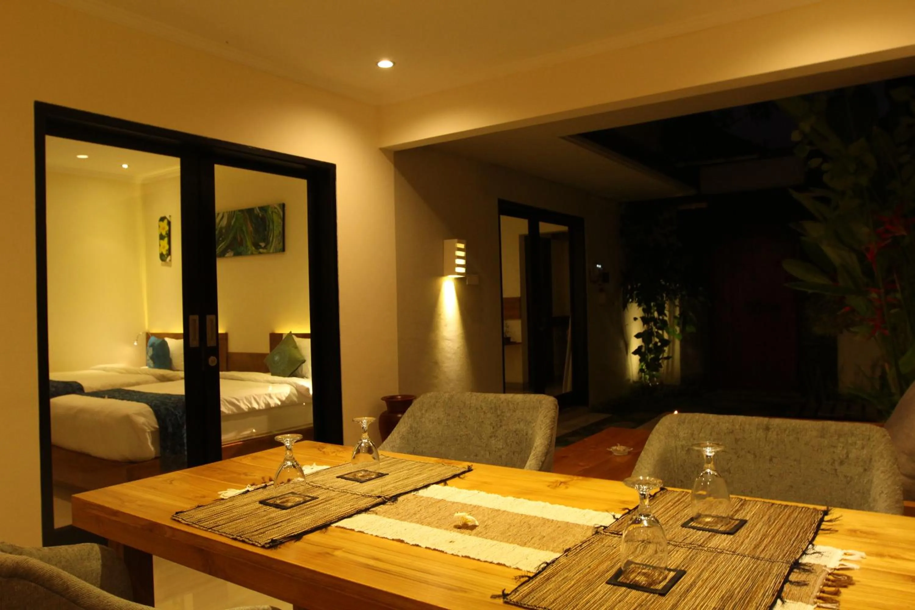 Restaurant/places to eat, Bed in Bali Corail Villas