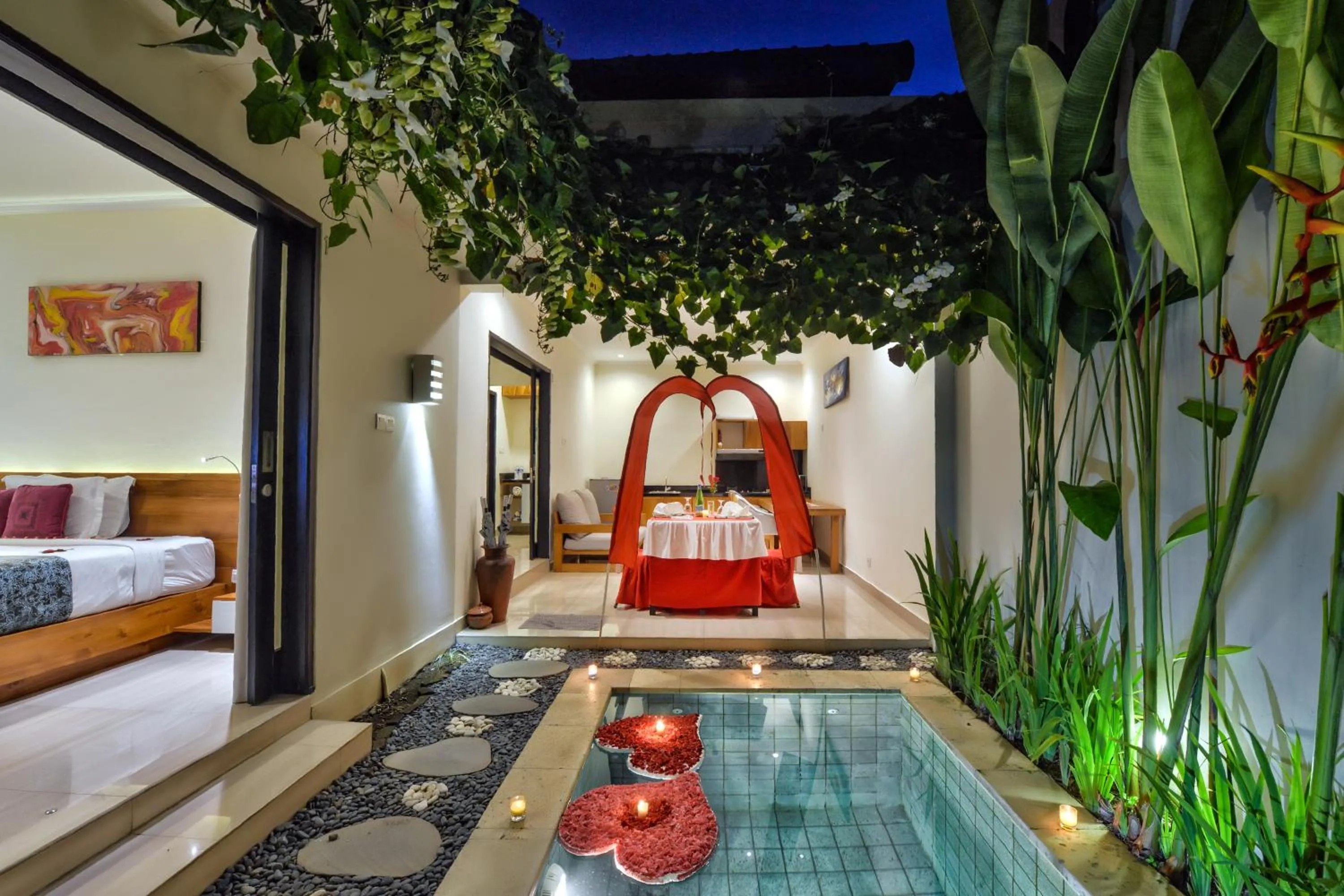 Bed in Bali Corail Villas