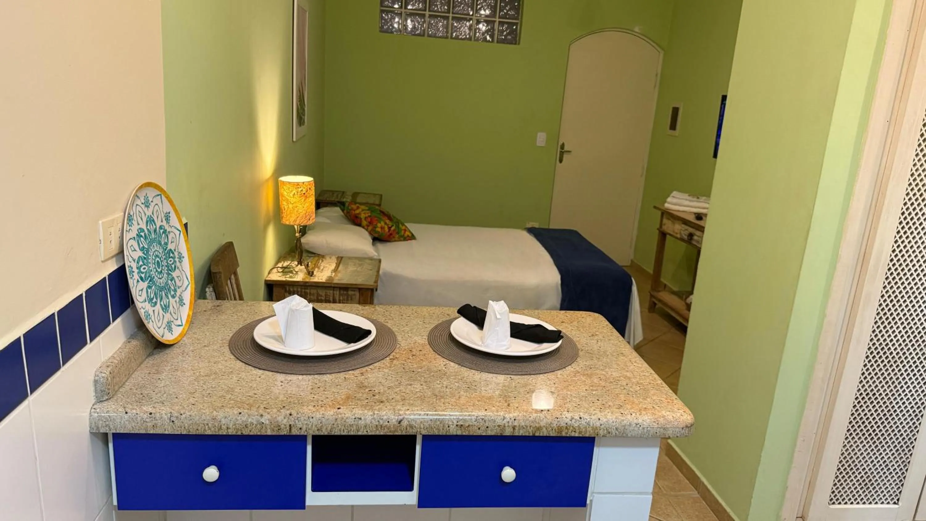 Bed in Surfside Suites