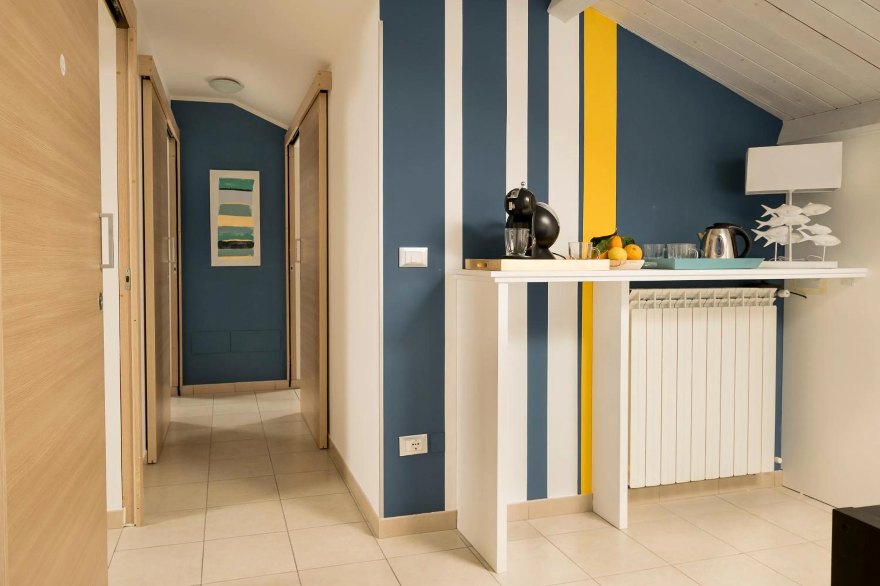 Coffee/tea facilities in Civico 64 Bed & Breakfast in mansarda