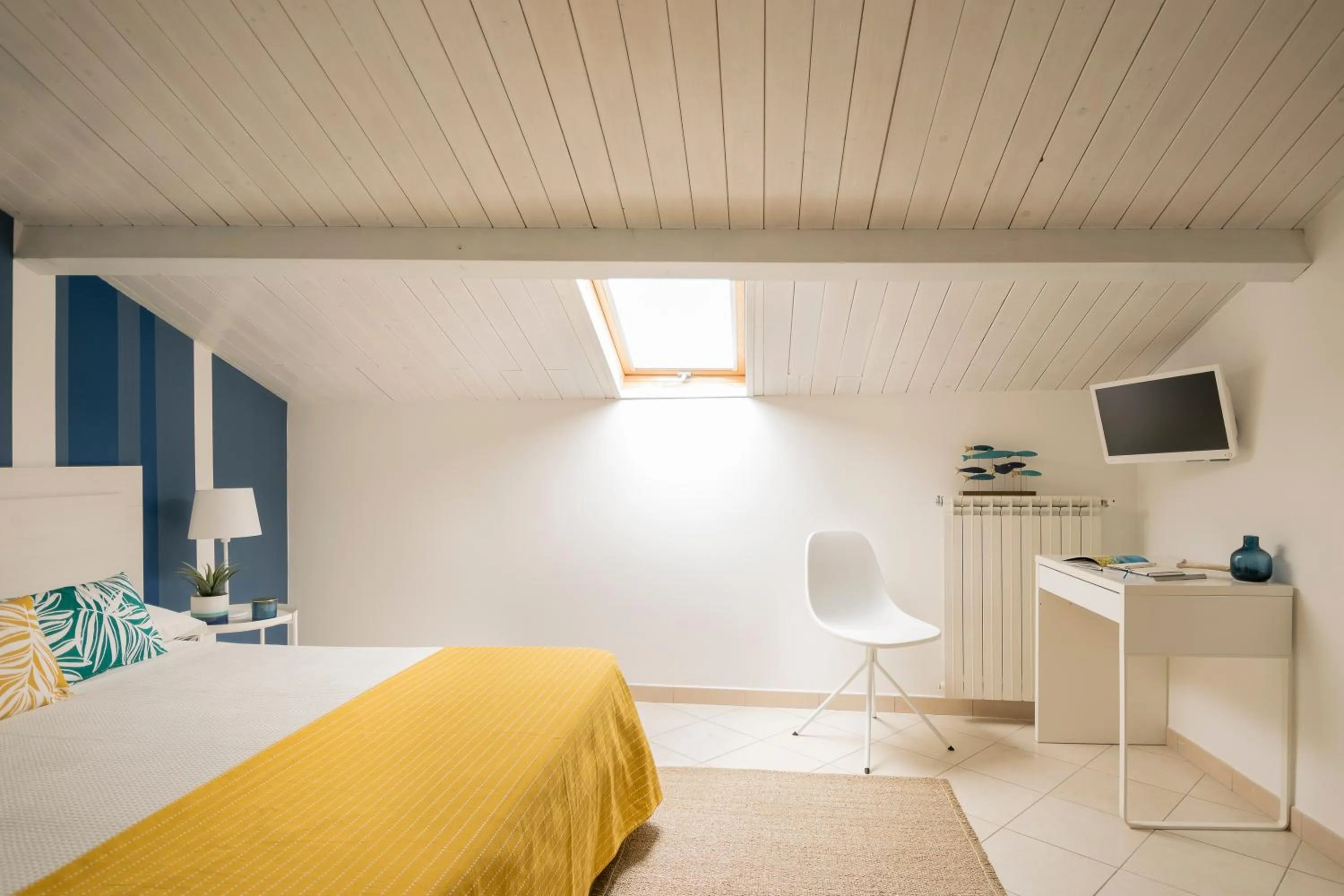 Bed in Civico 64 Bed & Breakfast in mansarda