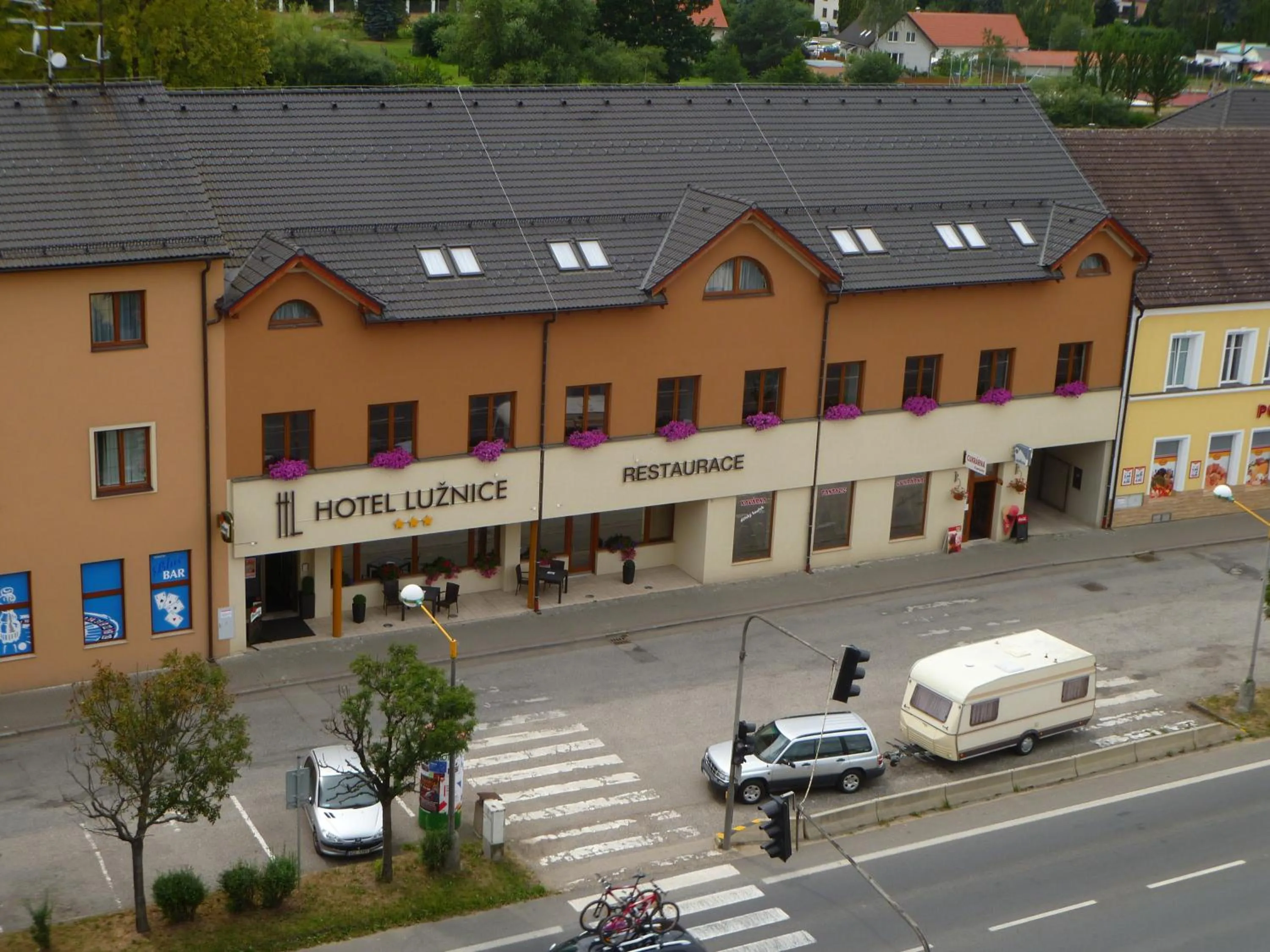 Bird's eye view in Hotel Lužnice