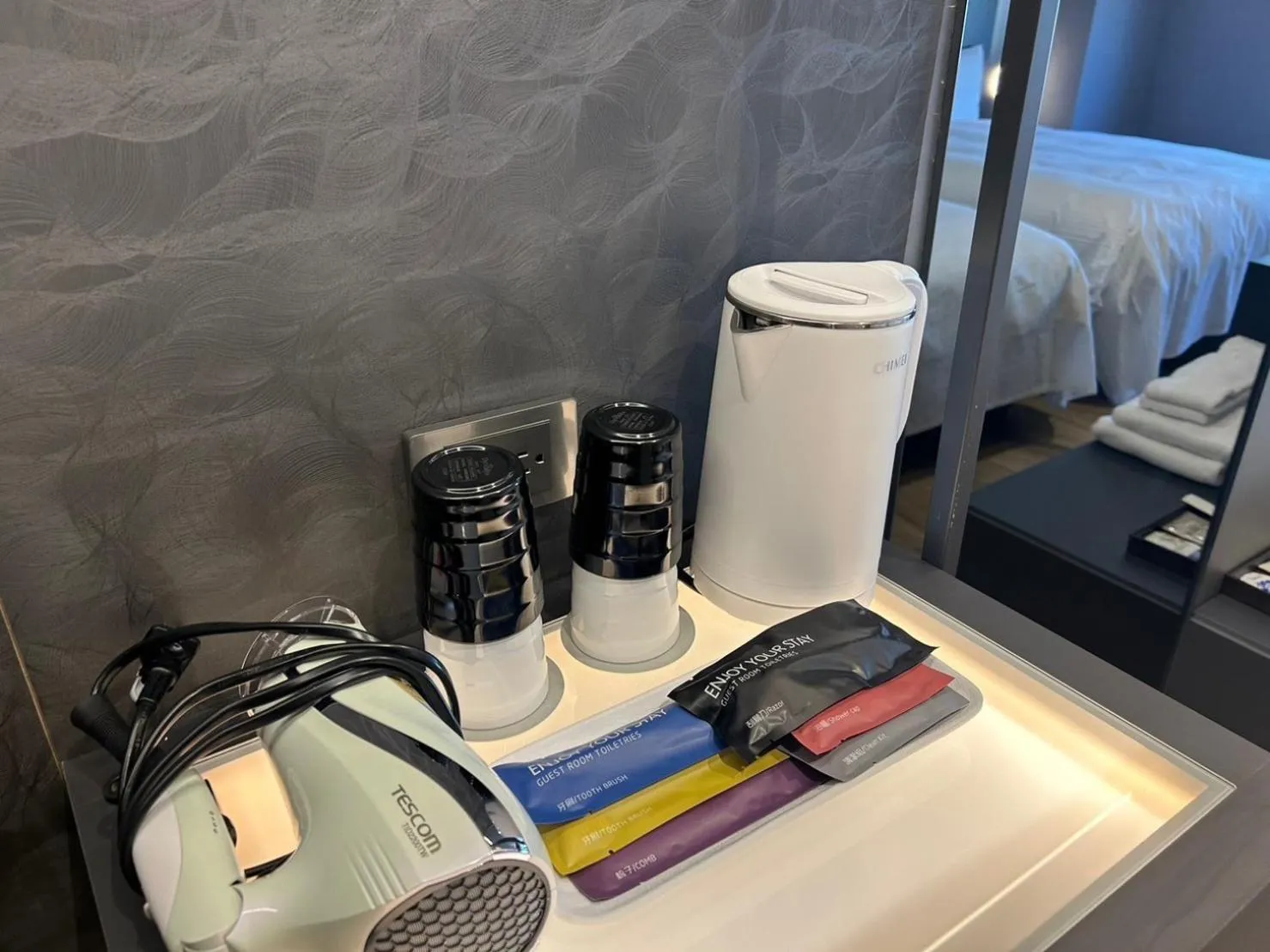 Bed in Hub Hotel Kaohsiung Yisin Branch