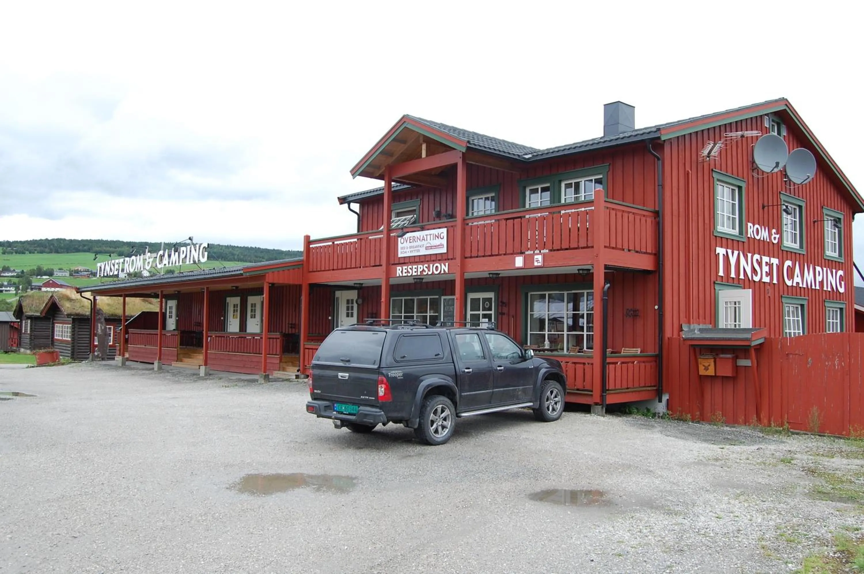 Facade/entrance in Tynset Rom & Camping