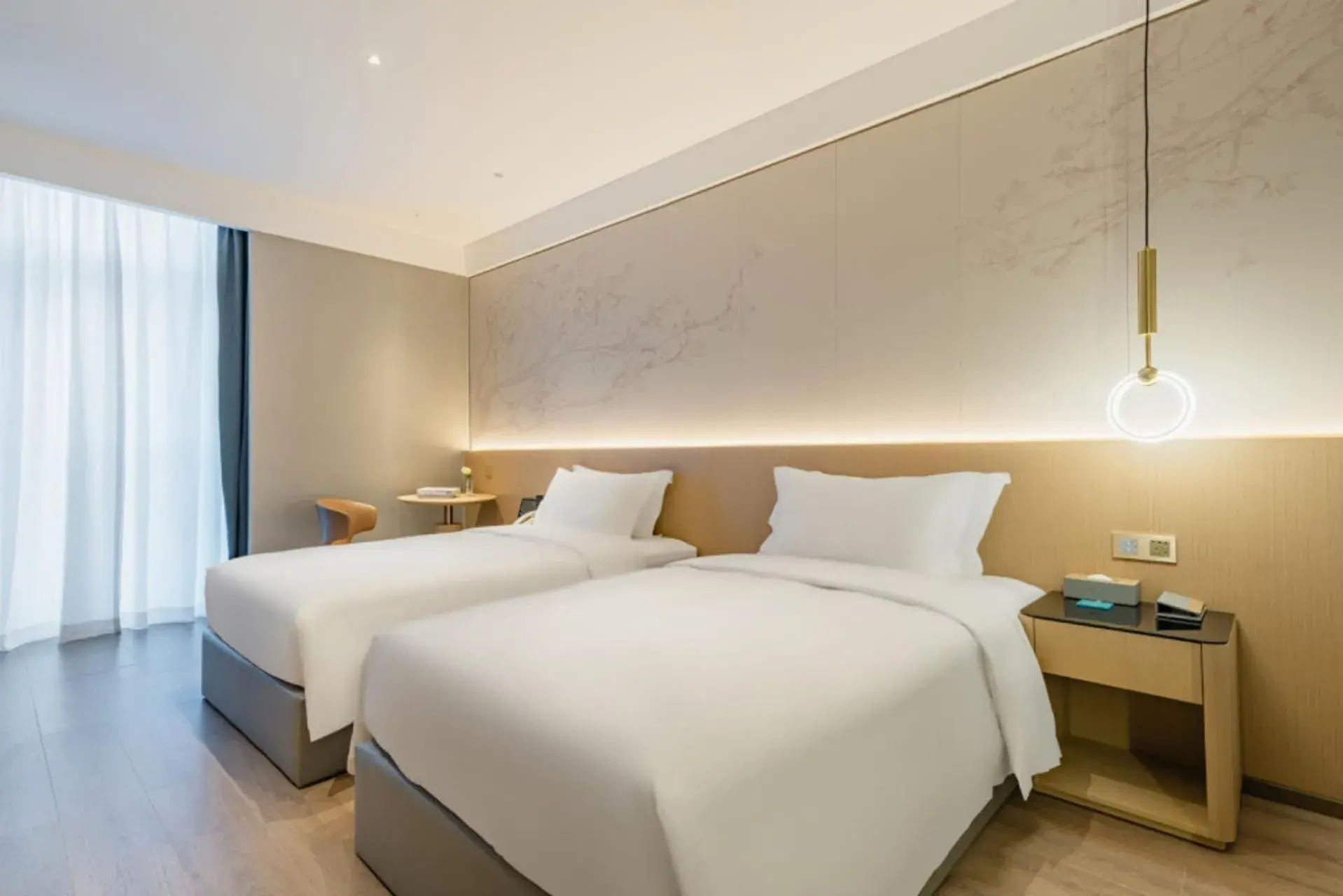 Superior Twin Room in The Skytel Hotel Shenzhen Central Park Superior Twin Room in The Skytel Hotel Shenzhen Central Park