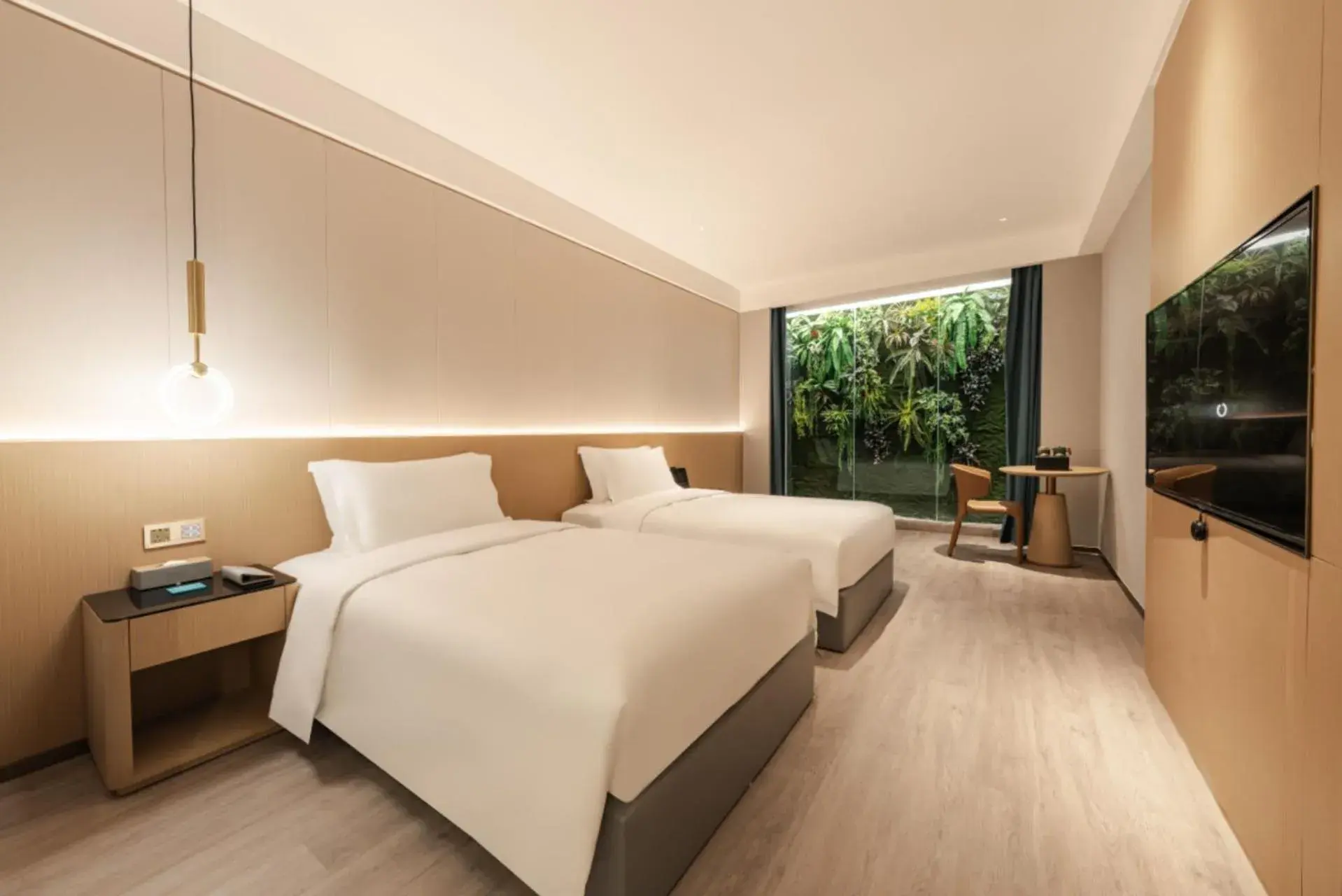 Smart Twin Room in The Skytel Hotel Shenzhen Central Park Smart Twin Room in The Skytel Hotel Shenzhen Central Park