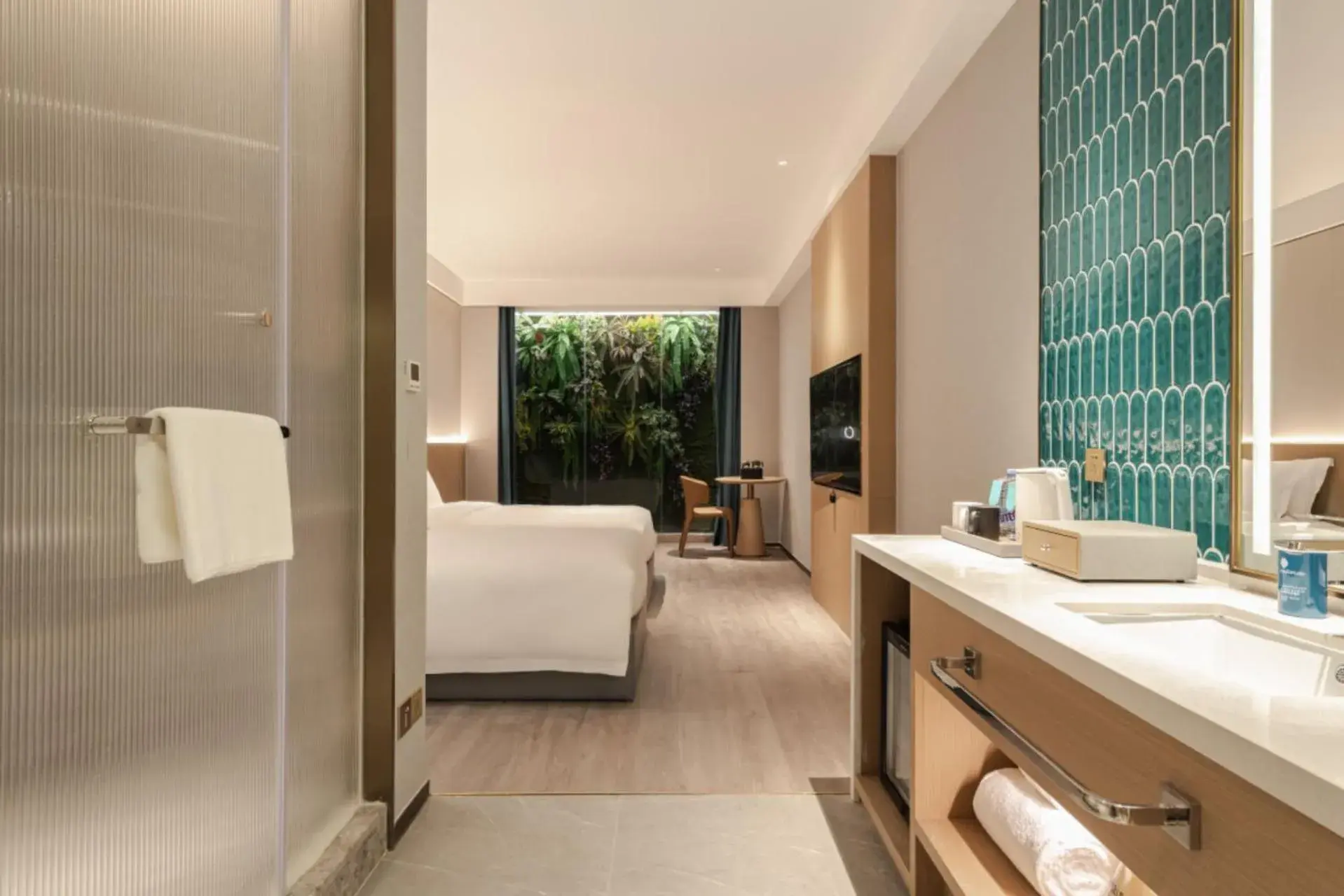 Smart Twin Room in The Skytel Hotel Shenzhen Central Park Smart Twin Room in The Skytel Hotel Shenzhen Central Park