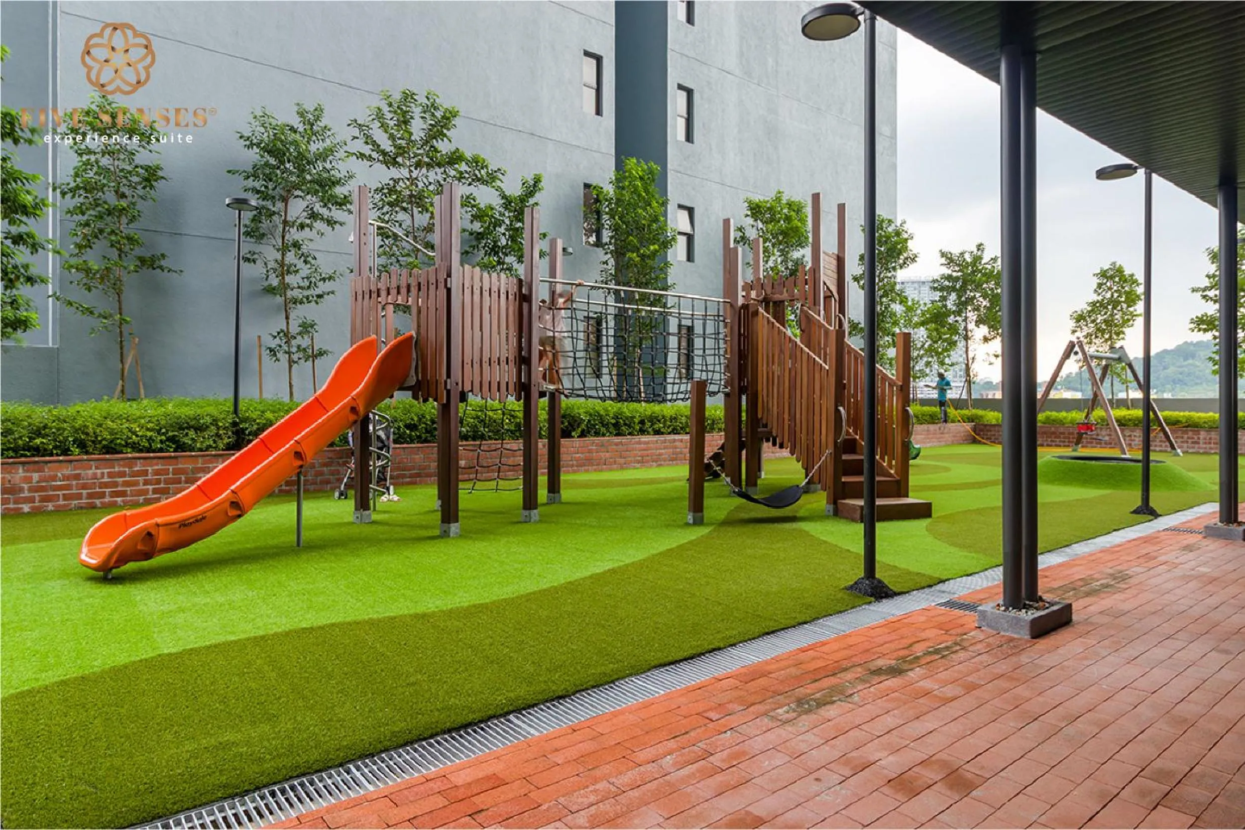 Children play ground in Millerz Square Signature Suites, Kuala Lumpur