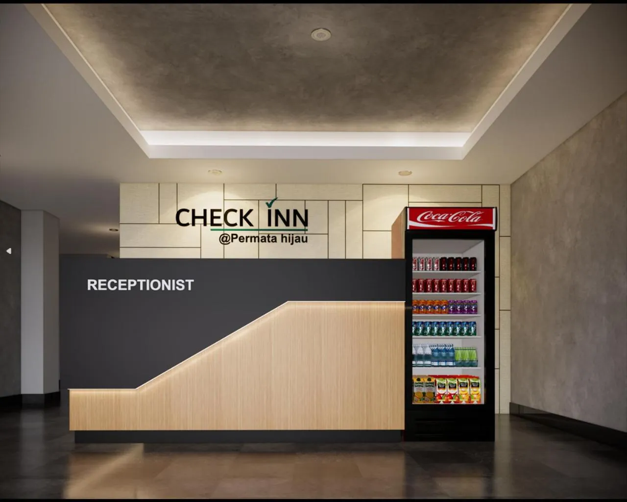 Lobby or reception in Check Inn Permata Hijau