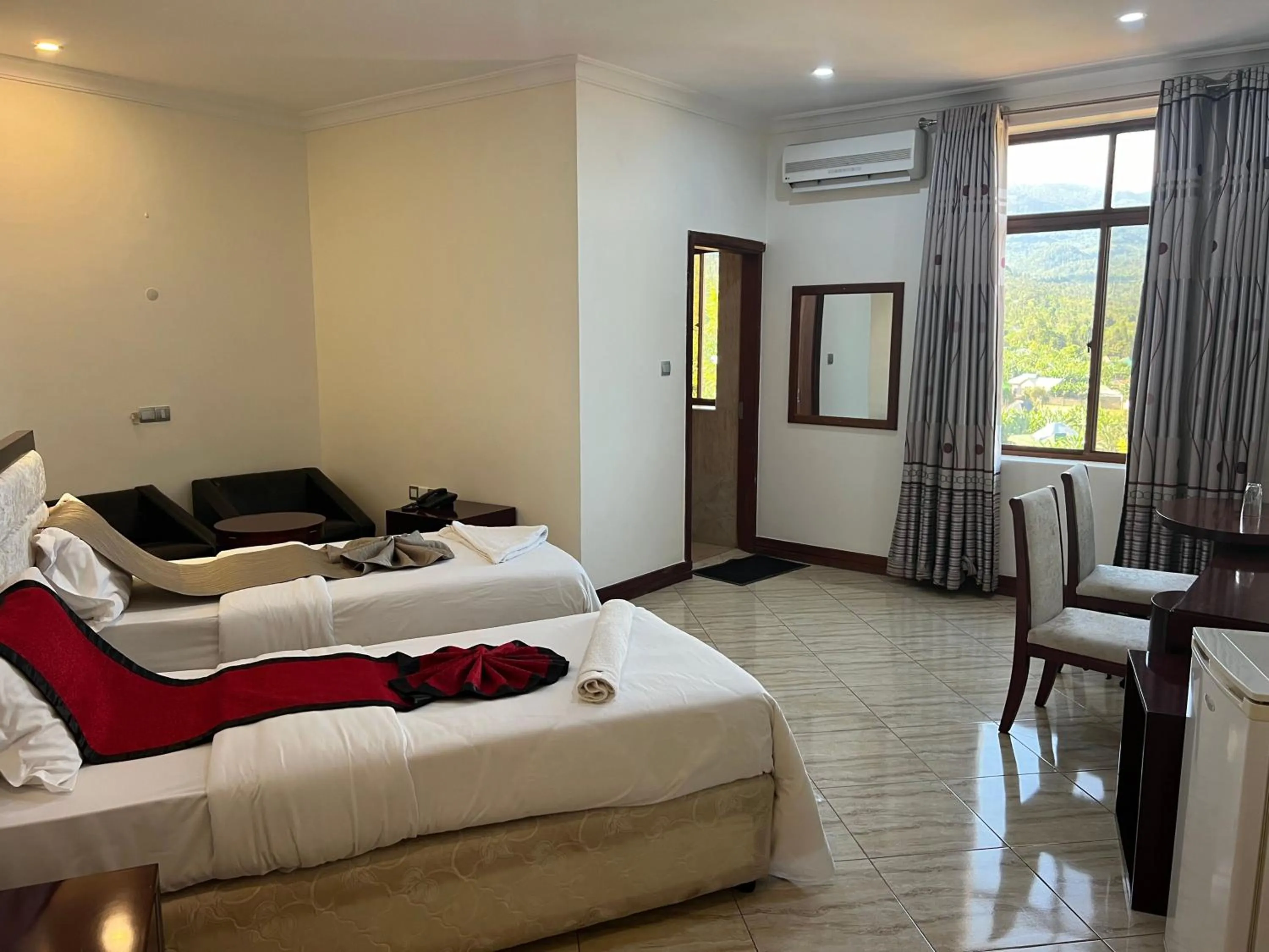 Bed in Nejobugg Palace Hotel