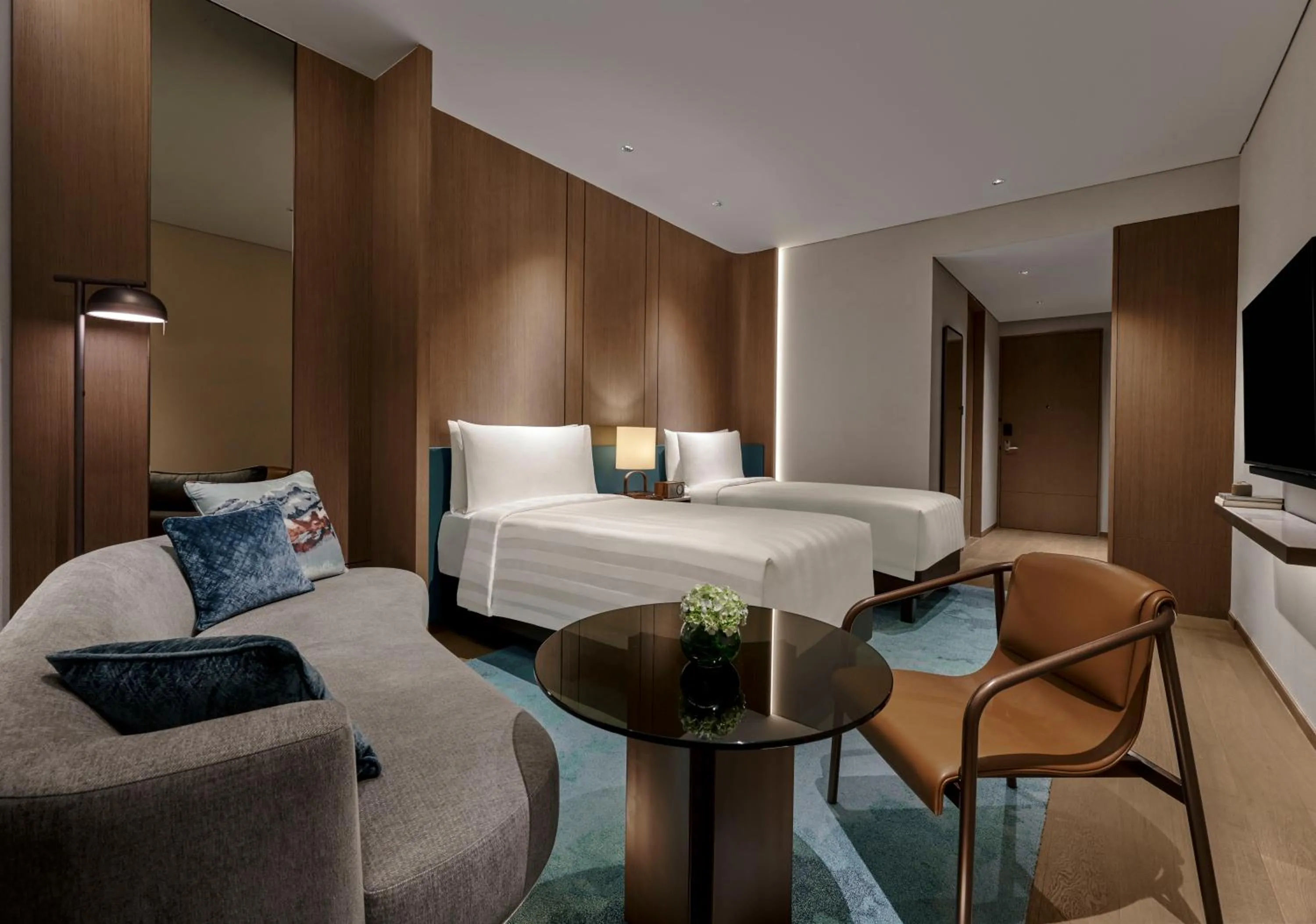 Bed in Pan Pacific Jakarta