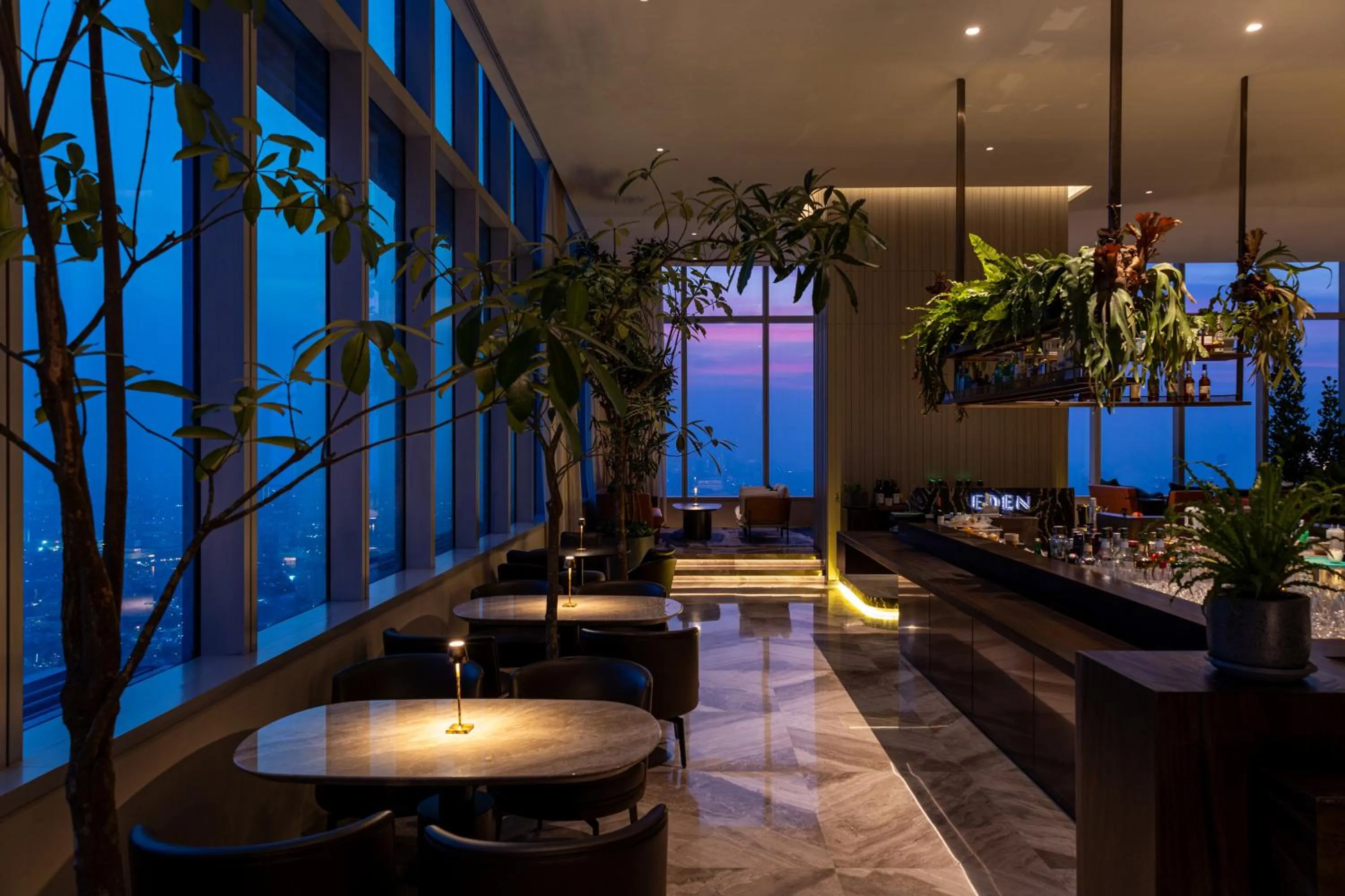 Lounge or bar in Pan Pacific Jakarta